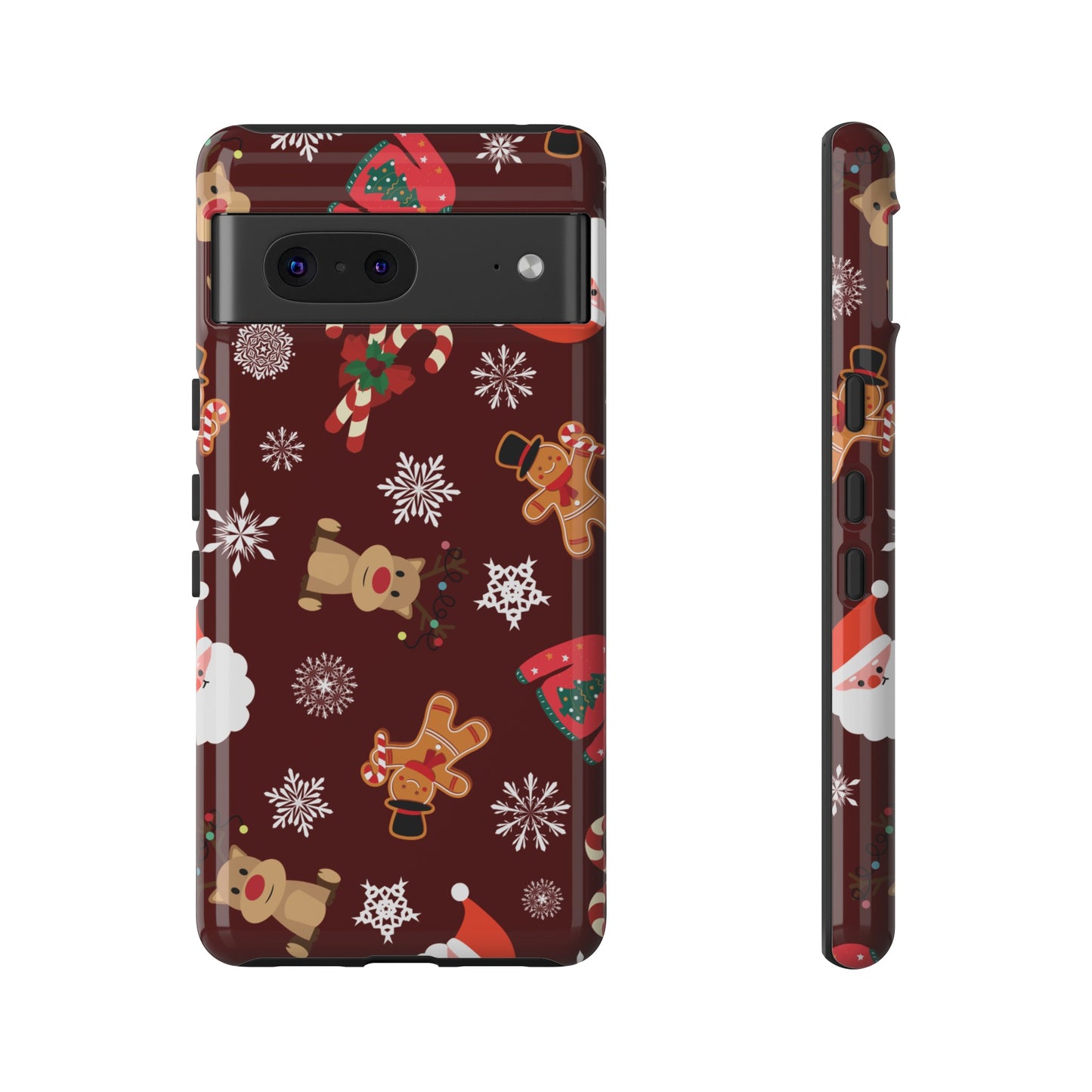 Festive Christmas Wallpaper Phone Case | iPhone 15 Plus/ Pro, 14, 13, 12| Google Pixel 7, Pro, 5| Samsung Galaxy S23 All Major Phone Models