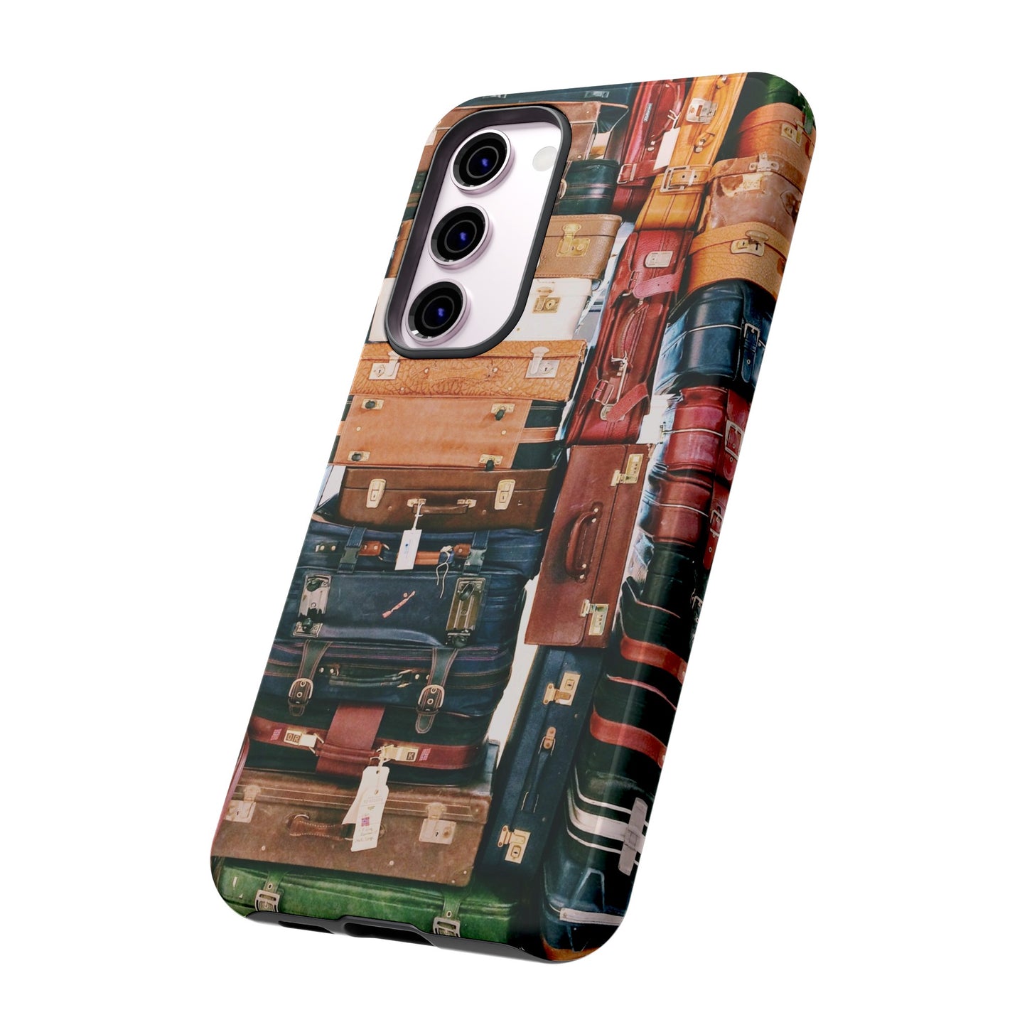 Suitcase Wallpaper Phone Case | iPhone 15 Plus/ Pro, 14, 13, 12| Google Pixel 7, Pro, 5| Samsung Galaxy S23 All Major Phone Models