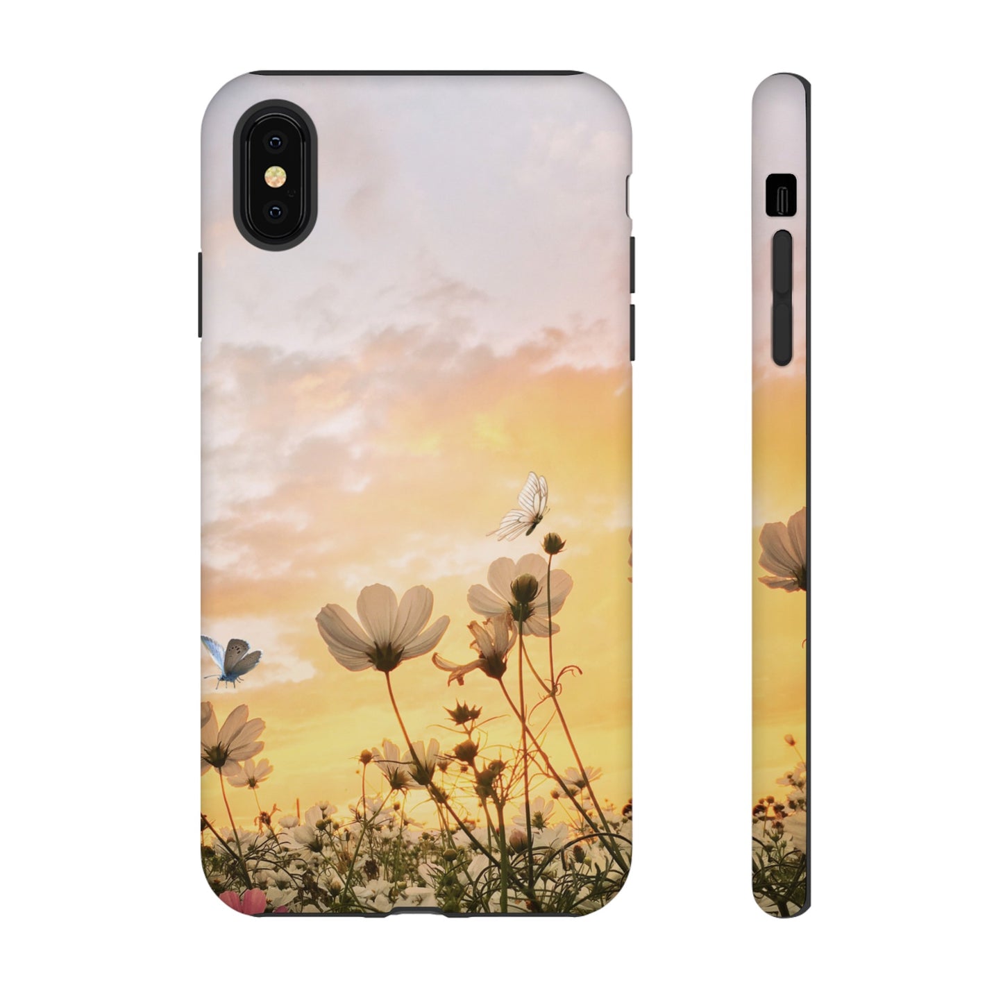 Flowers At Sunset Wallpaper Phone Case | iPhone 15 Plus/ Pro, 14, 13, 12| Google Pixel 7, Pro, 5| Samsung Galaxy S23 All Major Phone Models