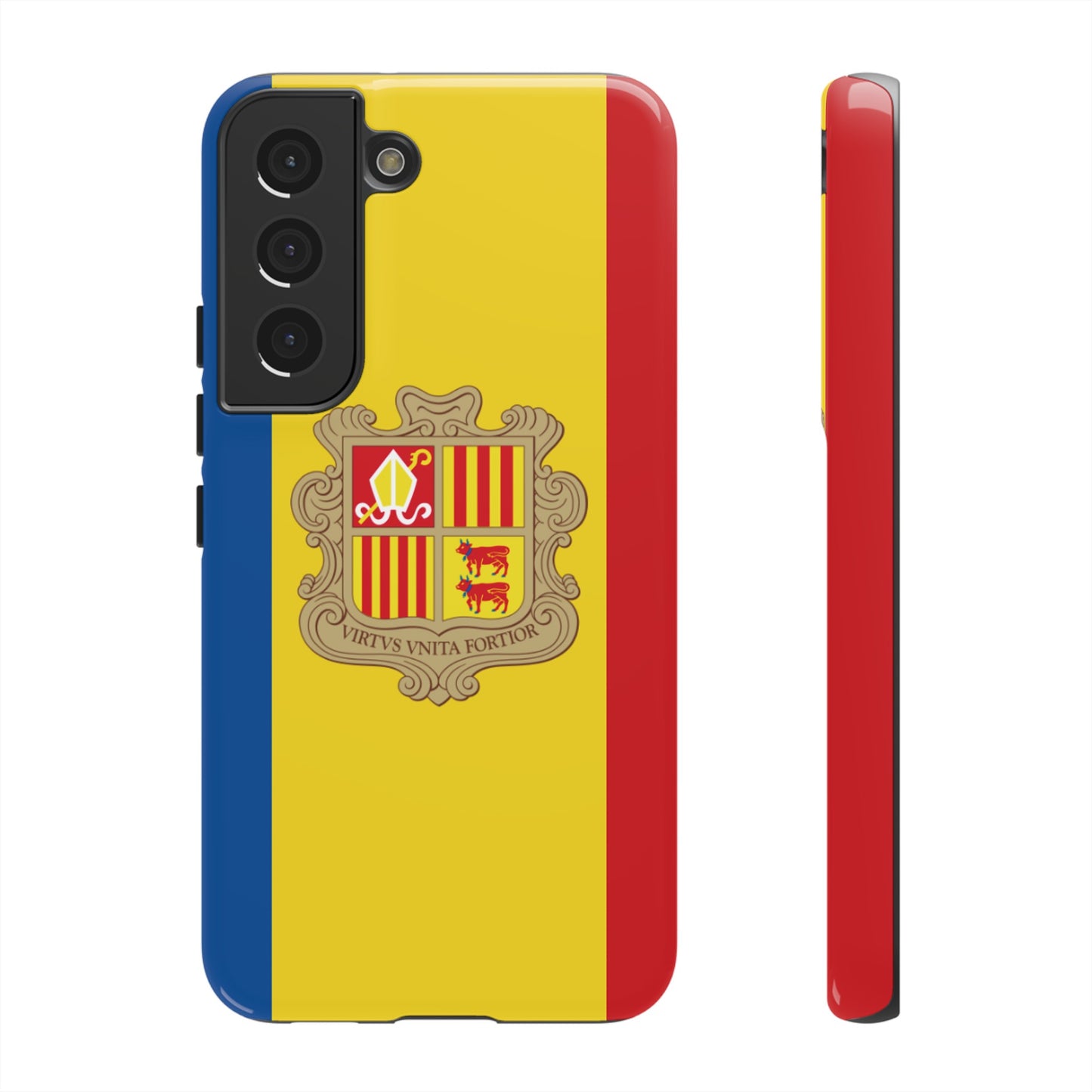 Andorra Flag Phone Case | iPhone 15 Plus/ Pro, 14, 13, 12| Google Pixel 7, Pro, 5| Samsung Galaxy S23 All Major Phone Models