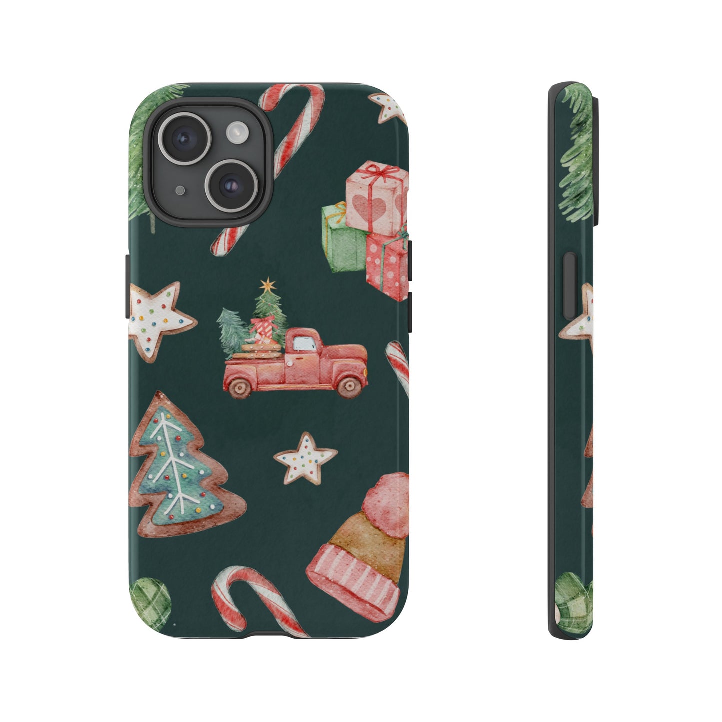 Festive Christmas Wallpaper Phone Case | iPhone 15 Plus/ Pro, 14, 13, 12| Google Pixel 7, Pro, 5| Samsung Galaxy S23 All Major Phone Models