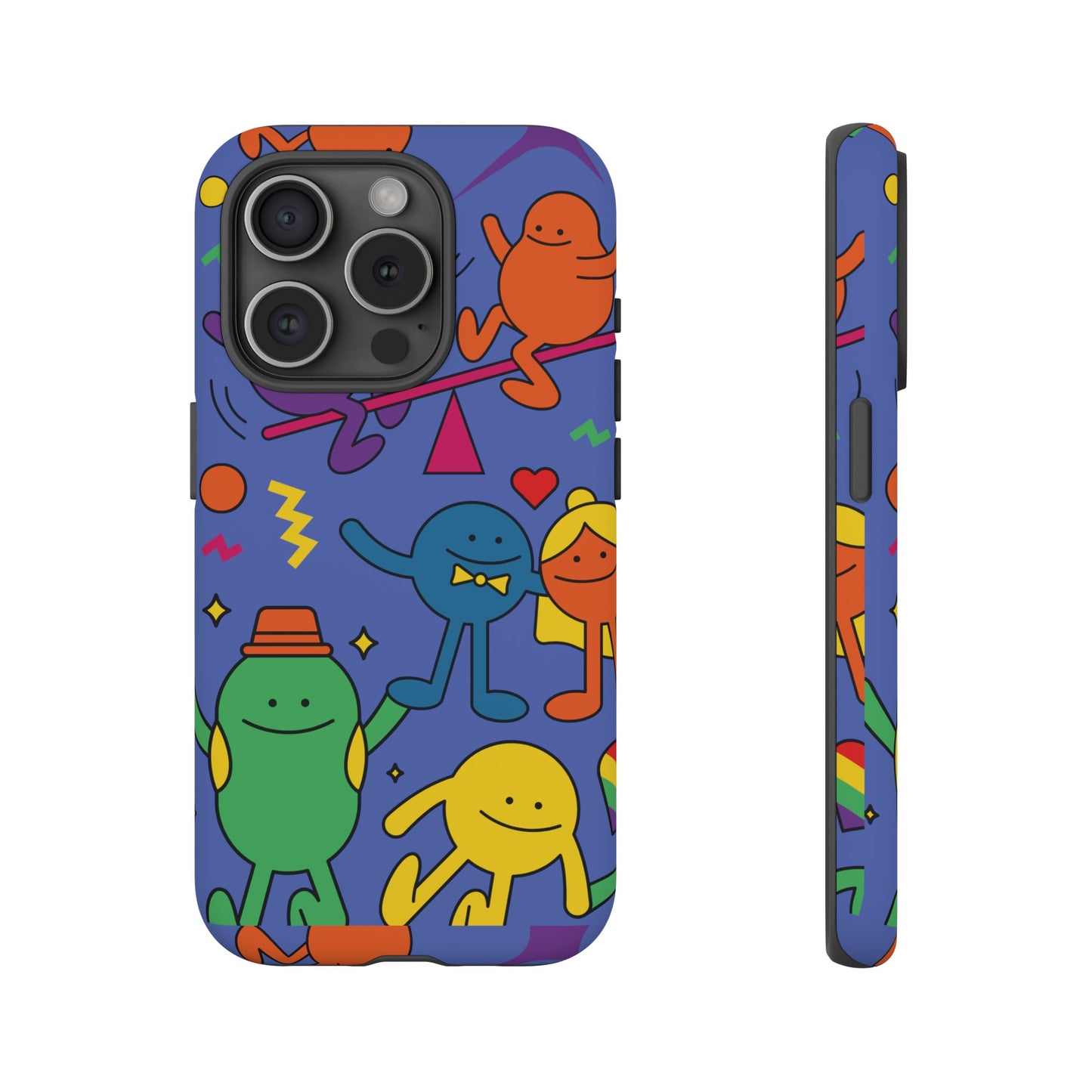 Colourful Cartoon Wallpaper Phone Case | iPhone 15 Plus/ Pro, 14, 13, 12| Google Pixel 7, Pro, 5| Samsung Galaxy S23 All Major Phone Models