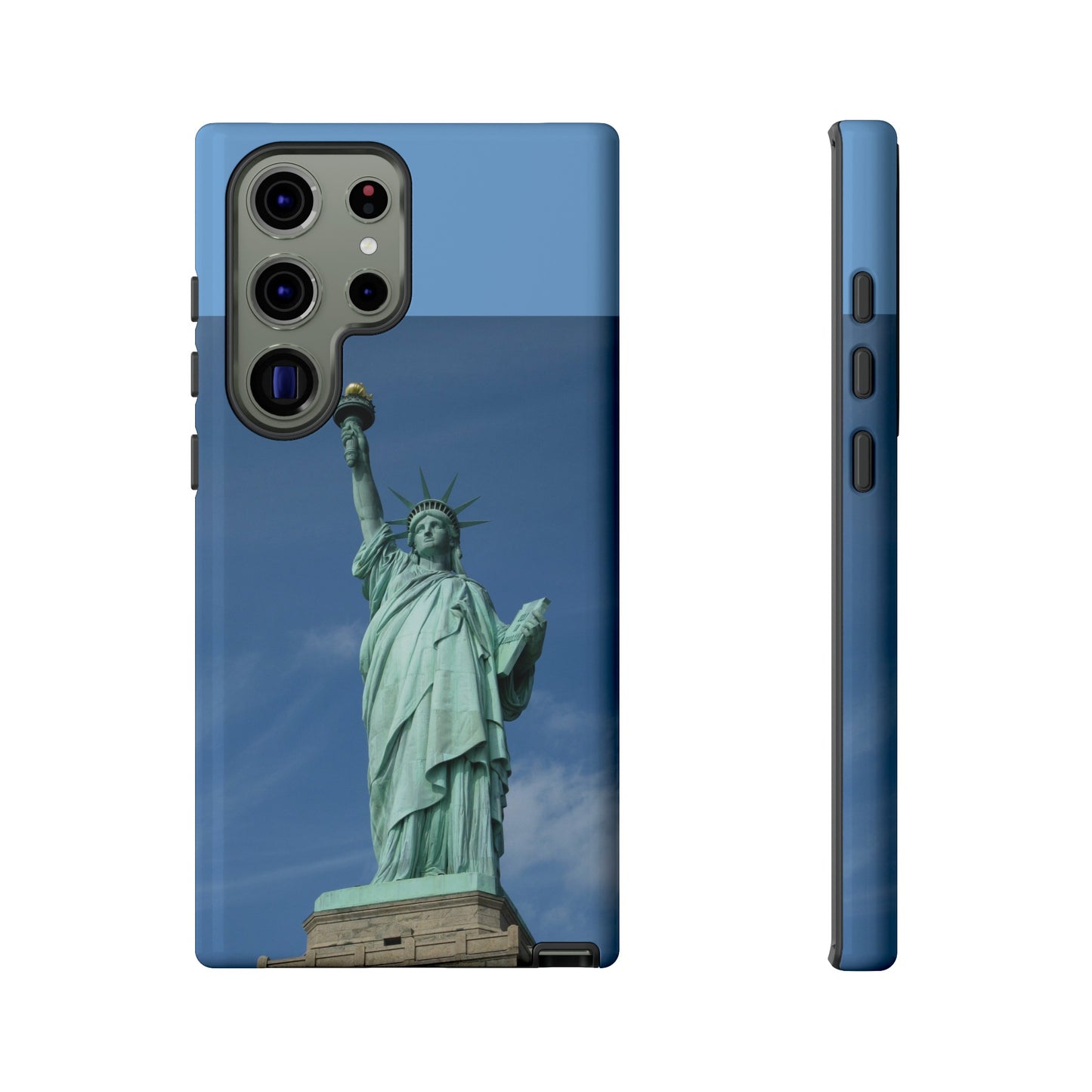 Statue Of Liberty Wallpaper Phone Case | iPhone 15 Plus/ Pro, 14, 13, 12| Google Pixel 7, Pro, 5| Samsung Galaxy S23 All Major Phone Models