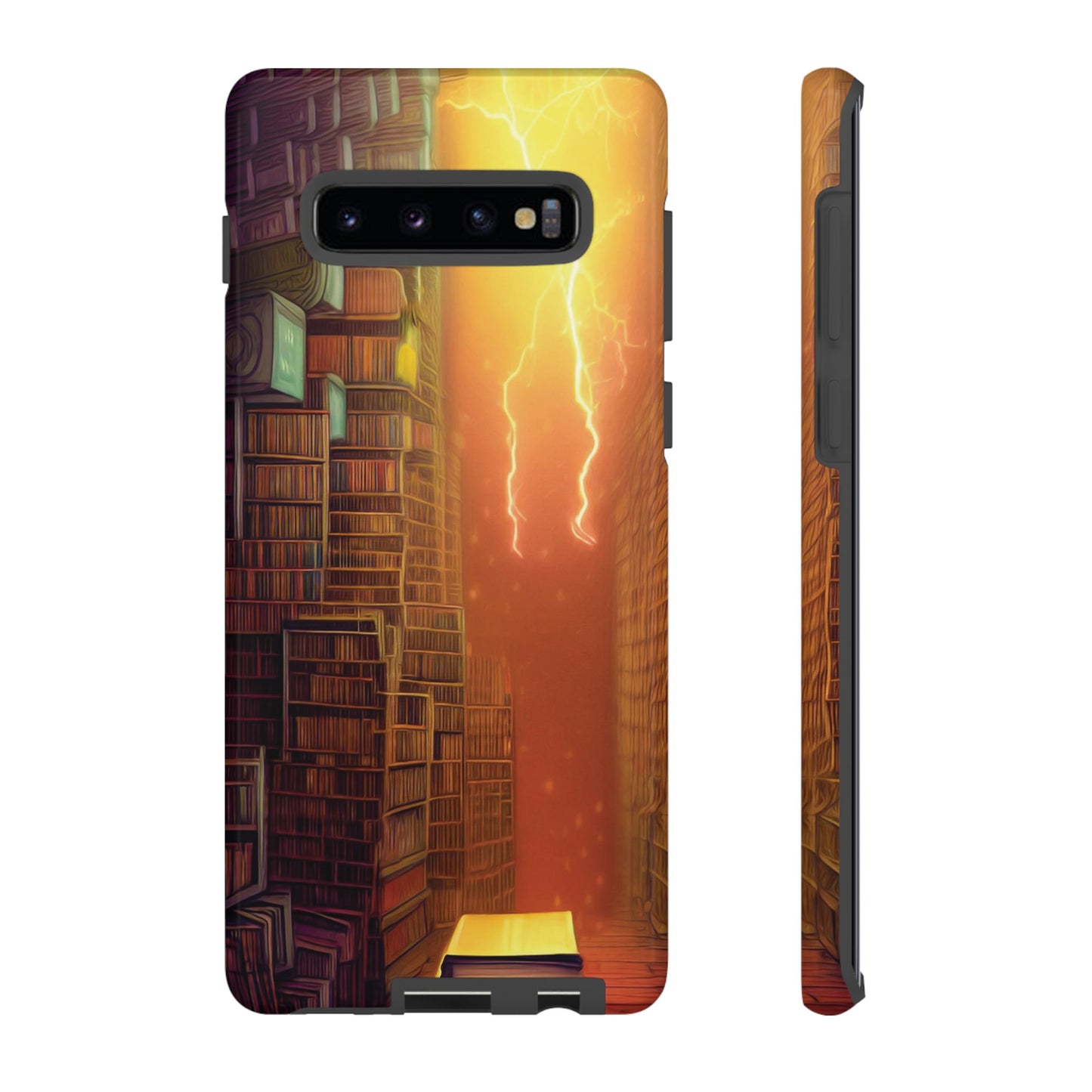 Lightning in the Library Wallpaper Phone Case | iPhone 15 Plus/ Pro, 14, 13, 12| Google Pixel 7, Pro, 5| Samsung Galaxy S23 All Major Phone Models