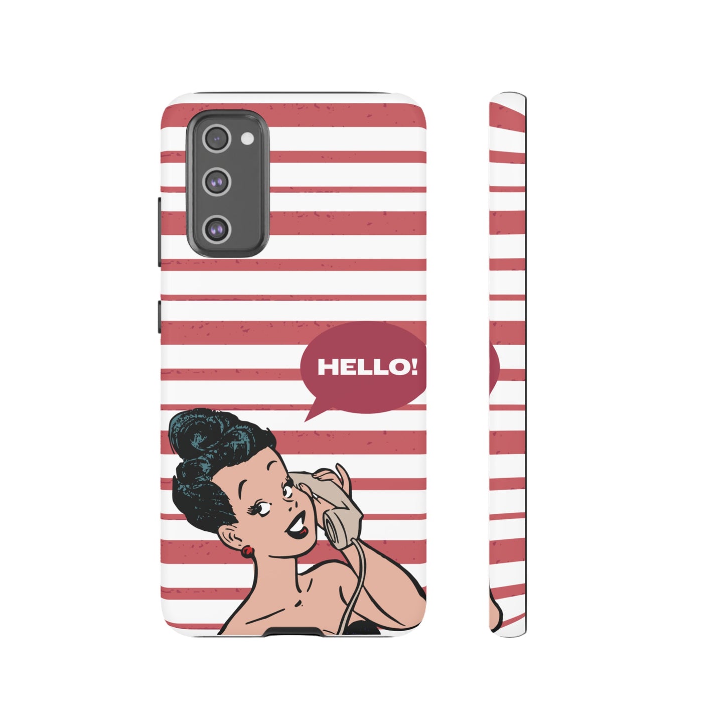 Hello! Wallpaper Phone Case | iPhone 15 Plus/ Pro, 14, 13, 12| Google Pixel 7, Pro, 5| Samsung Galaxy S23 All Major Phone Models