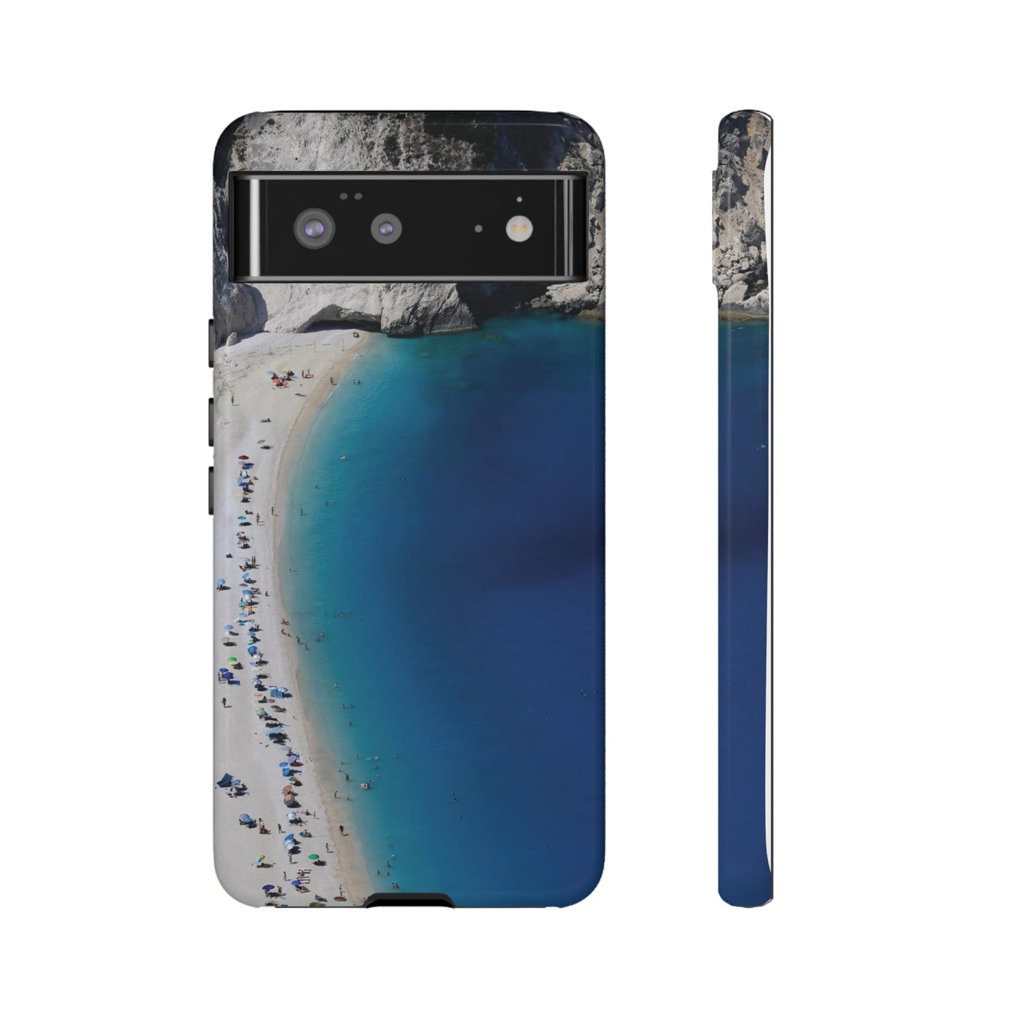 Blue Beach Wallpaper Phone Case | iPhone 15 Plus/ Pro, 14, 13, 12| Google Pixel 7, Pro, 5| Samsung Galaxy S23 All Major Phone Models