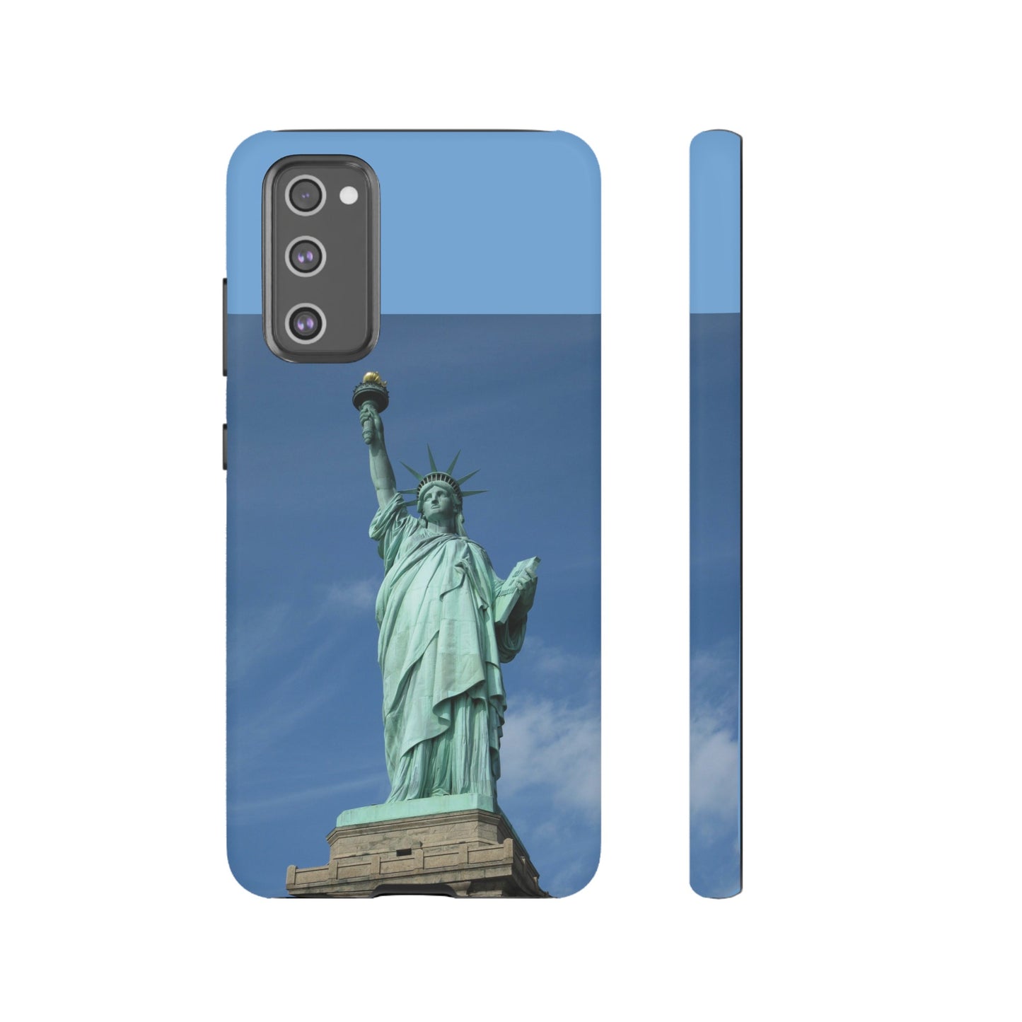 Statue Of Liberty Wallpaper Phone Case | iPhone 15 Plus/ Pro, 14, 13, 12| Google Pixel 7, Pro, 5| Samsung Galaxy S23 All Major Phone Models