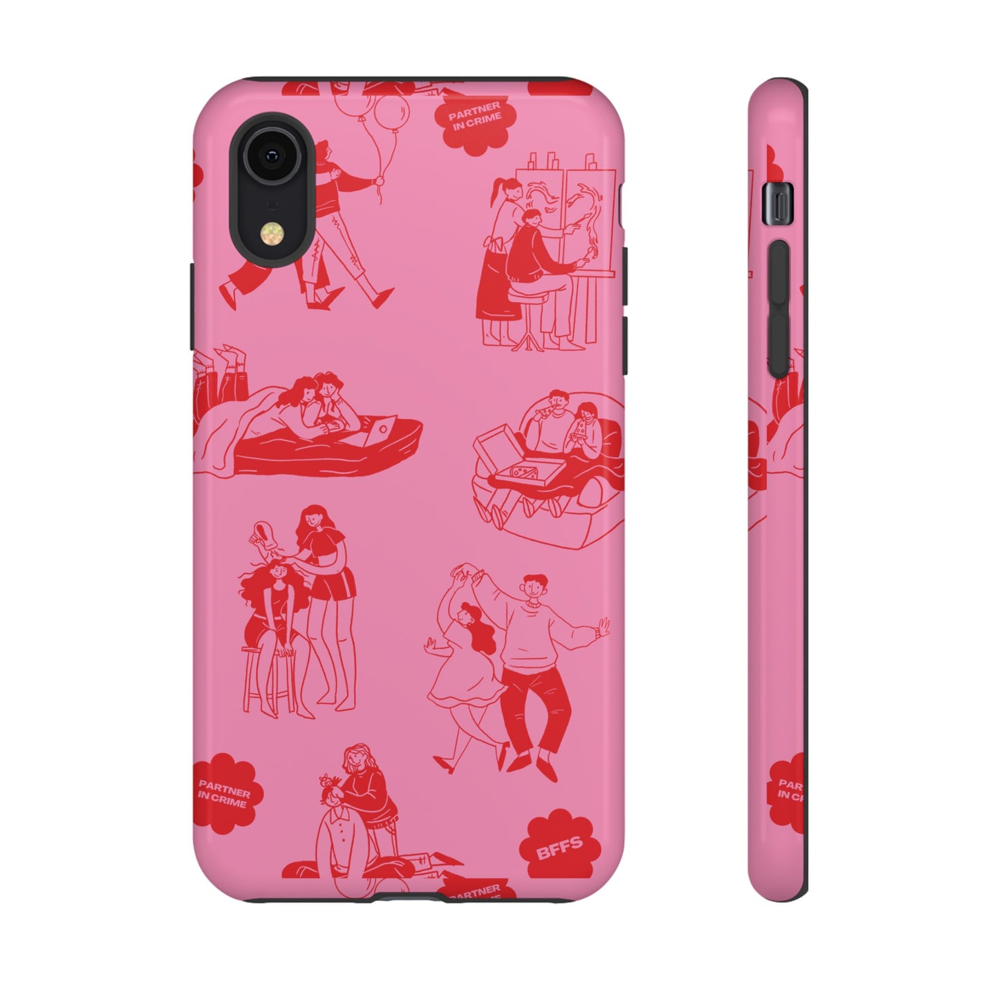 Pink Valentine's Day Wallpaper Phone Case | iPhone 15 Plus/ Pro, 14, 13, 12| Google Pixel 7, Pro, 5| Samsung Galaxy S23 All Major Phone Models