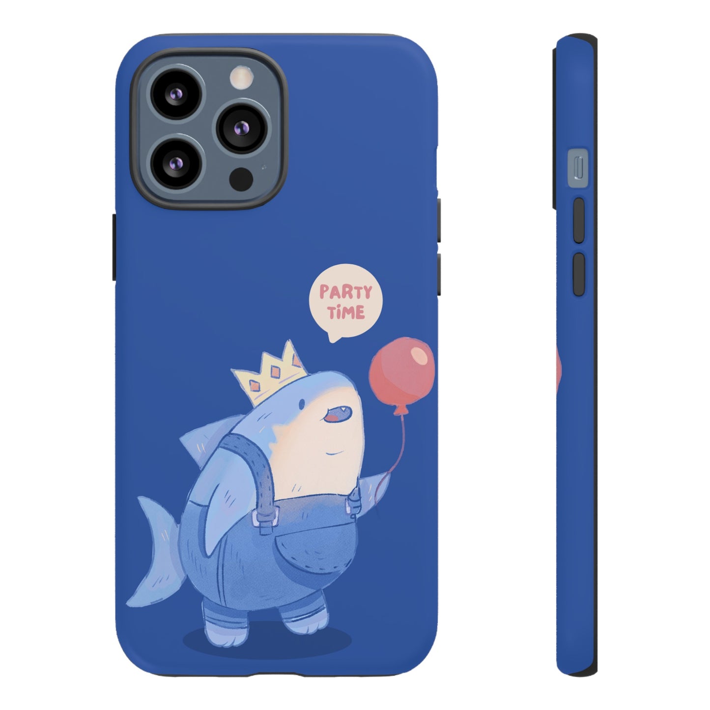 Shark Party Time Phone Case | iPhone 15 Plus/ Pro, 14, 13, 12| Google Pixel 7, Pro, 5| Samsung Galaxy S23 All Major Phone Models