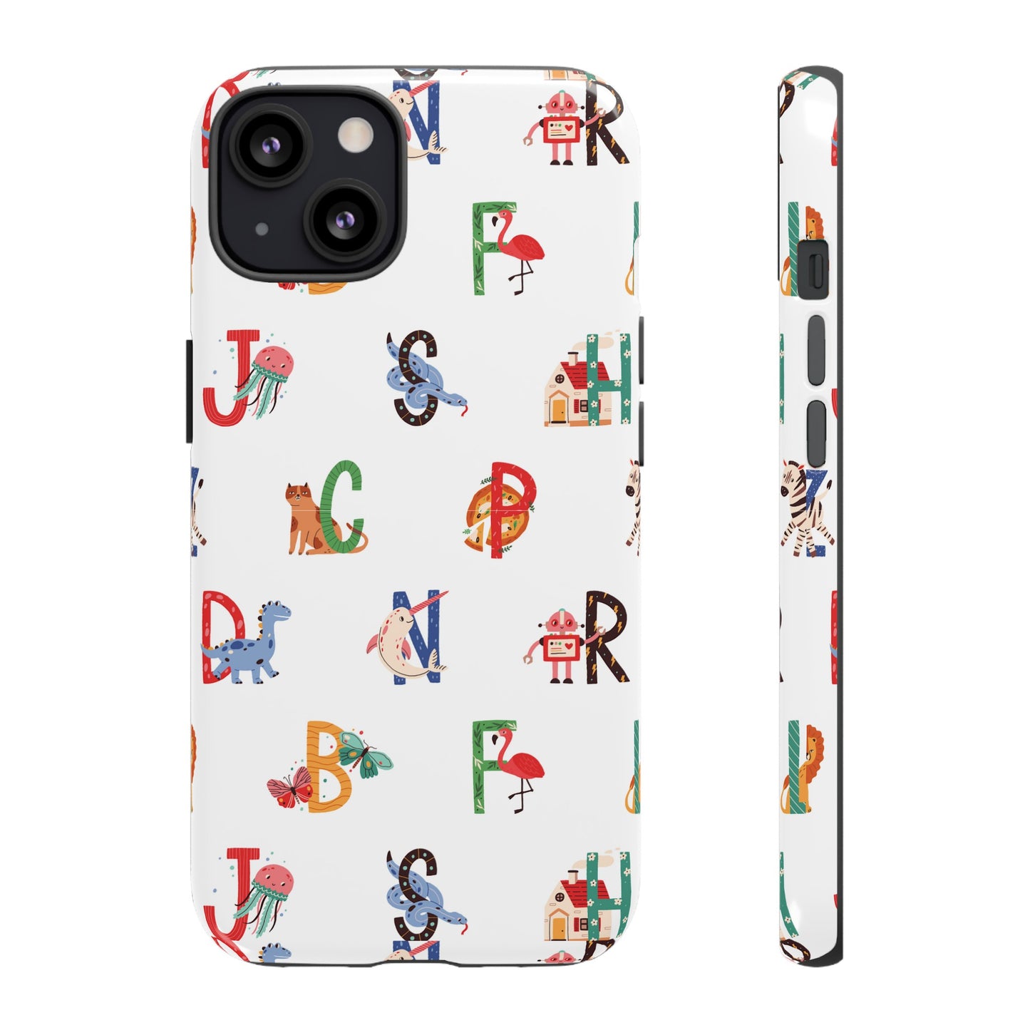 Alphabet Wallpaper Phone Case| iPhone 15 Plus/ Pro, 14, 13, 12| Google Pixel 7, Pro, 5| Samsung Galaxy S23 All Major Phone Models