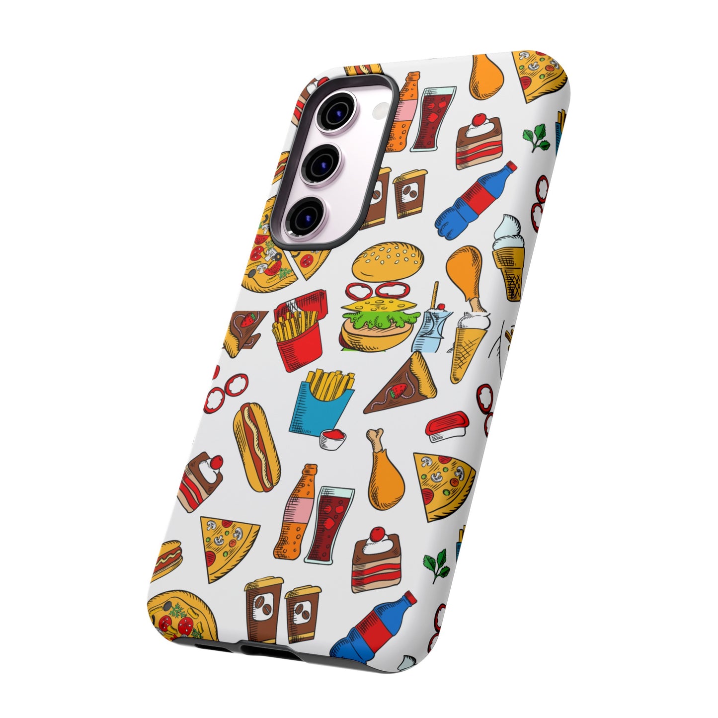 Fast Food Wallpaper Phone Case | iPhone 15 Plus/ Pro, 14, 13, 12| Google Pixel 7, Pro, 5| Samsung Galaxy S23 All Major Phone Models