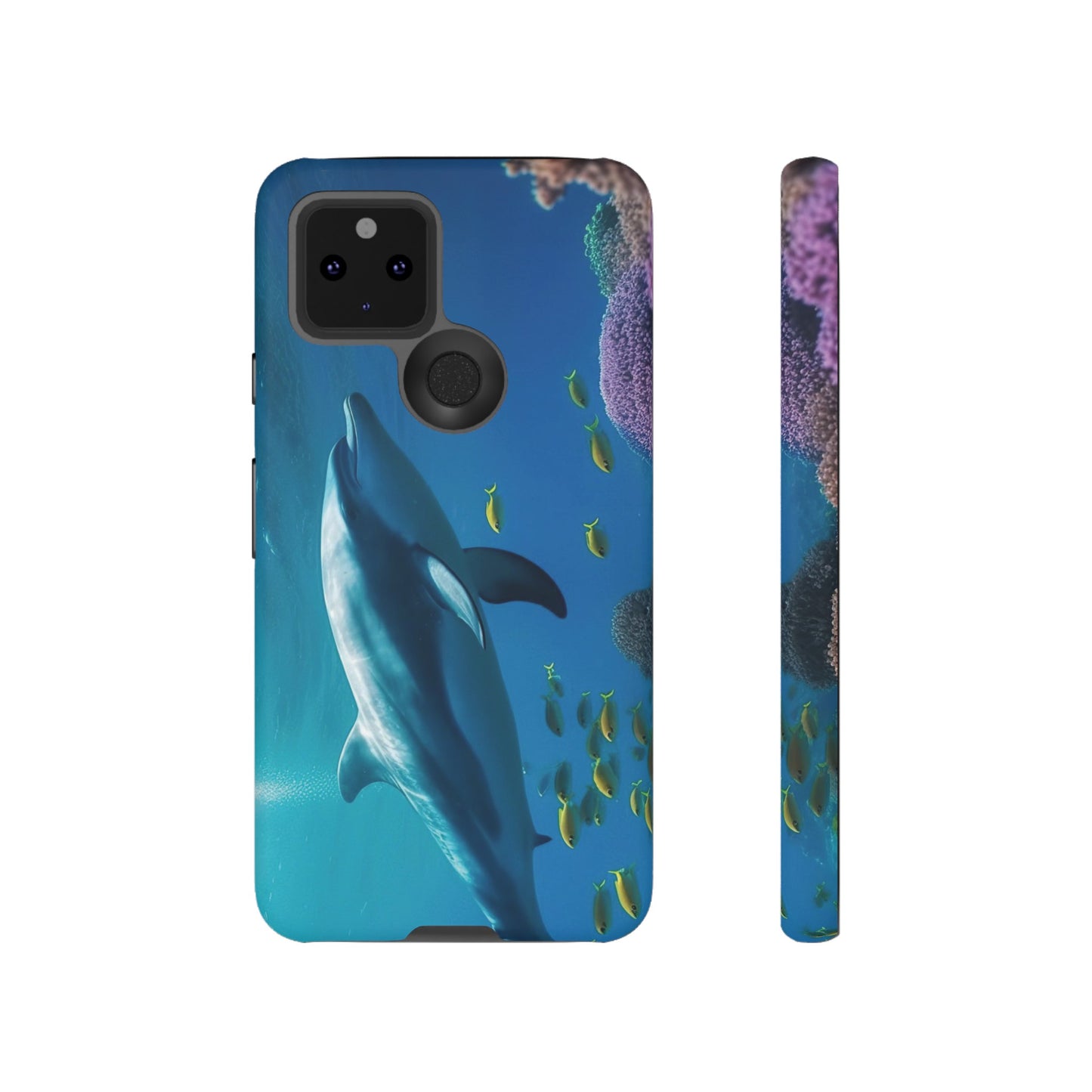 Dolphin Wallpaper Phone Case | iPhone 15 Plus/ Pro, 14, 13, 12| Google Pixel 7, Pro, 5| Samsung Galaxy S23 All Major Phone Models