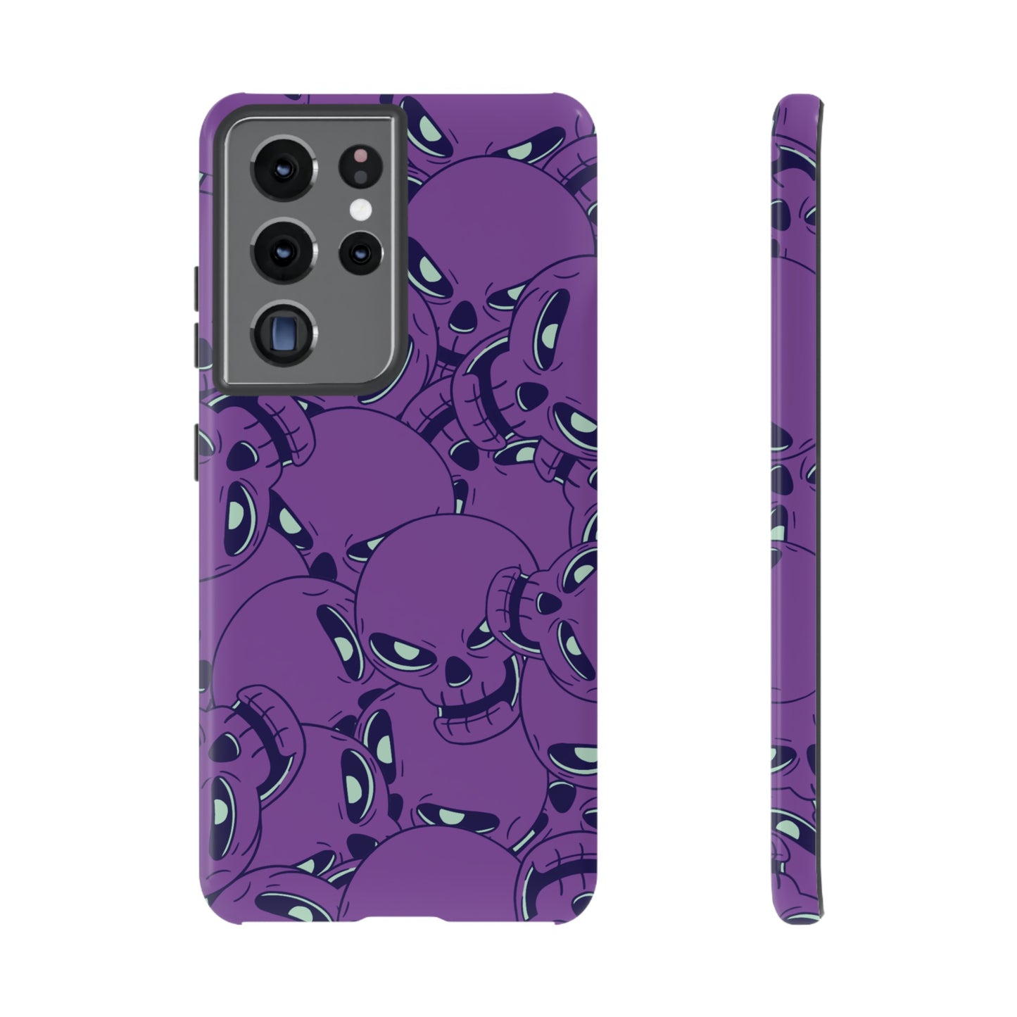 Glowing Skulls Wallpaper Phone Case | iPhone 15 Plus/ Pro, 14, 13, 12| Google Pixel 7, Pro, 5| Samsung Galaxy S23 All Major Phone Models