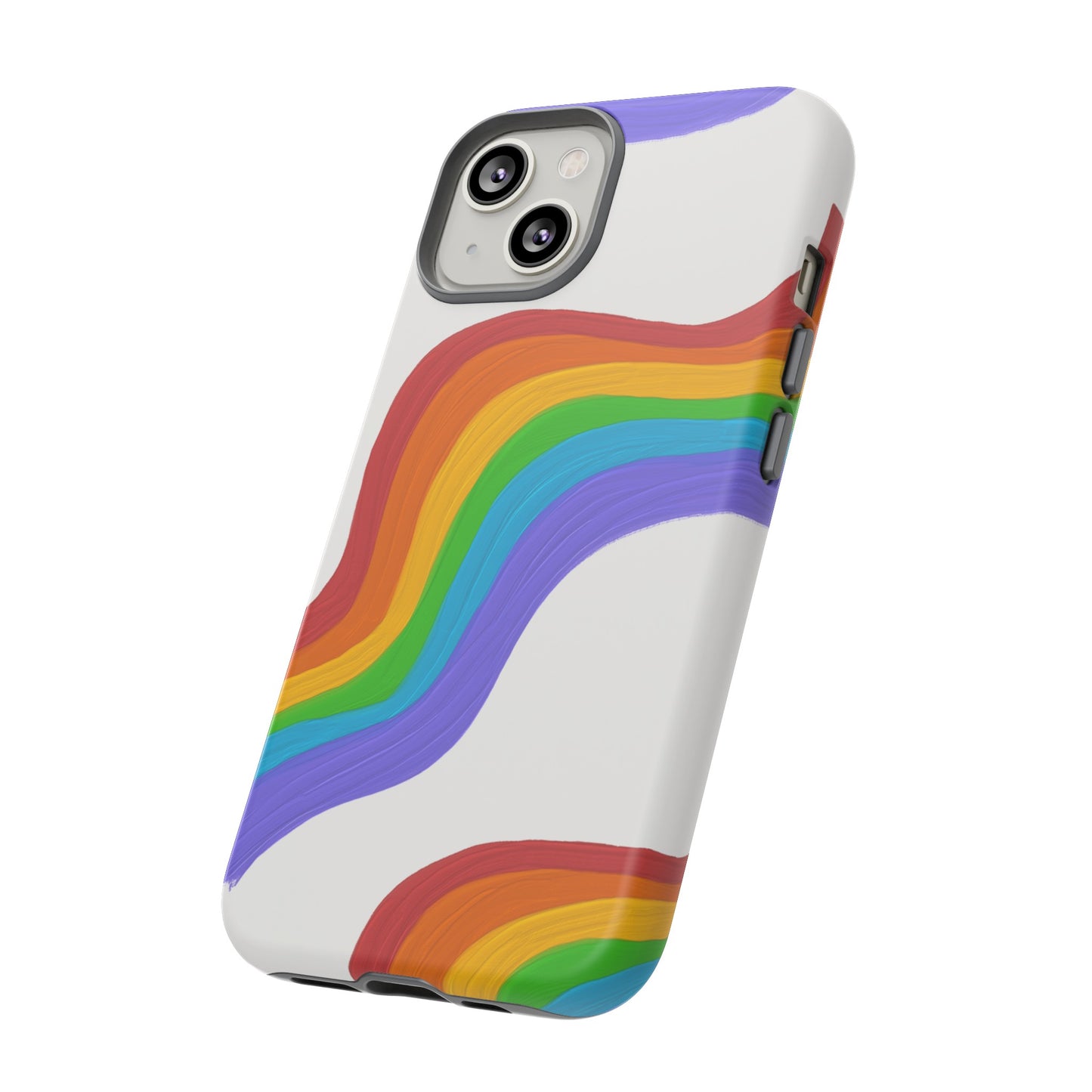 Rainbow Wallpaper Phone Case | iPhone 15 Plus/ Pro, 14, 13, 12| Google Pixel 7, Pro, 5| Samsung Galaxy S23 All Major Phone Models