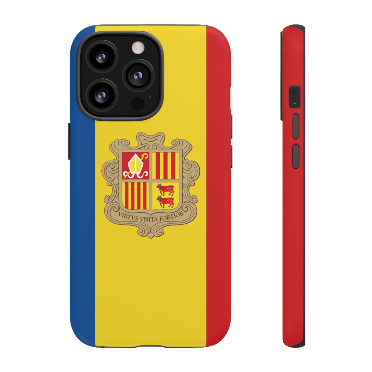 Andorra Flag Phone Case | iPhone 15 Plus/ Pro, 14, 13, 12| Google Pixel 7, Pro, 5| Samsung Galaxy S23 All Major Phone Models