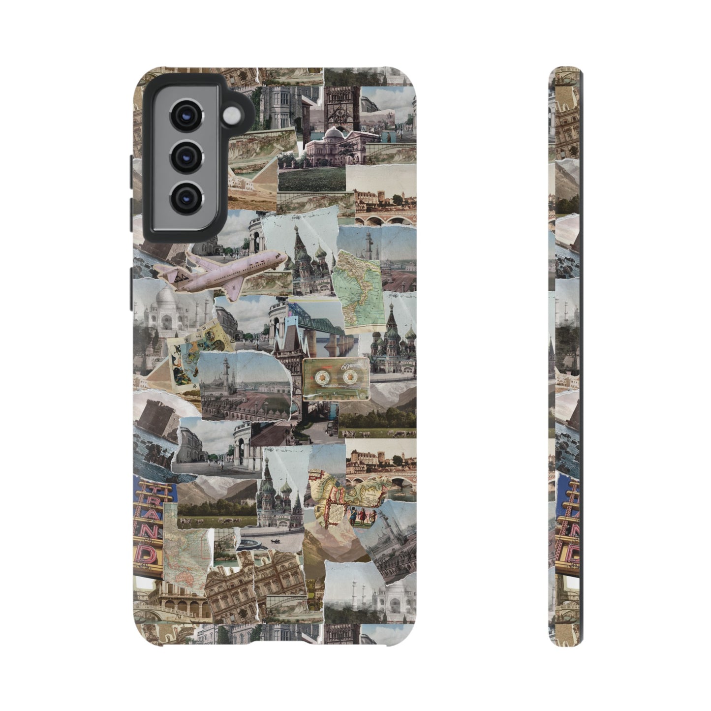 Travel Collage Wallpaper Phone Case | iPhone 15 Plus/ Pro, 14, 13, 12| Google Pixel 7, Pro, 5| Samsung Galaxy S23 All Major Phone Models