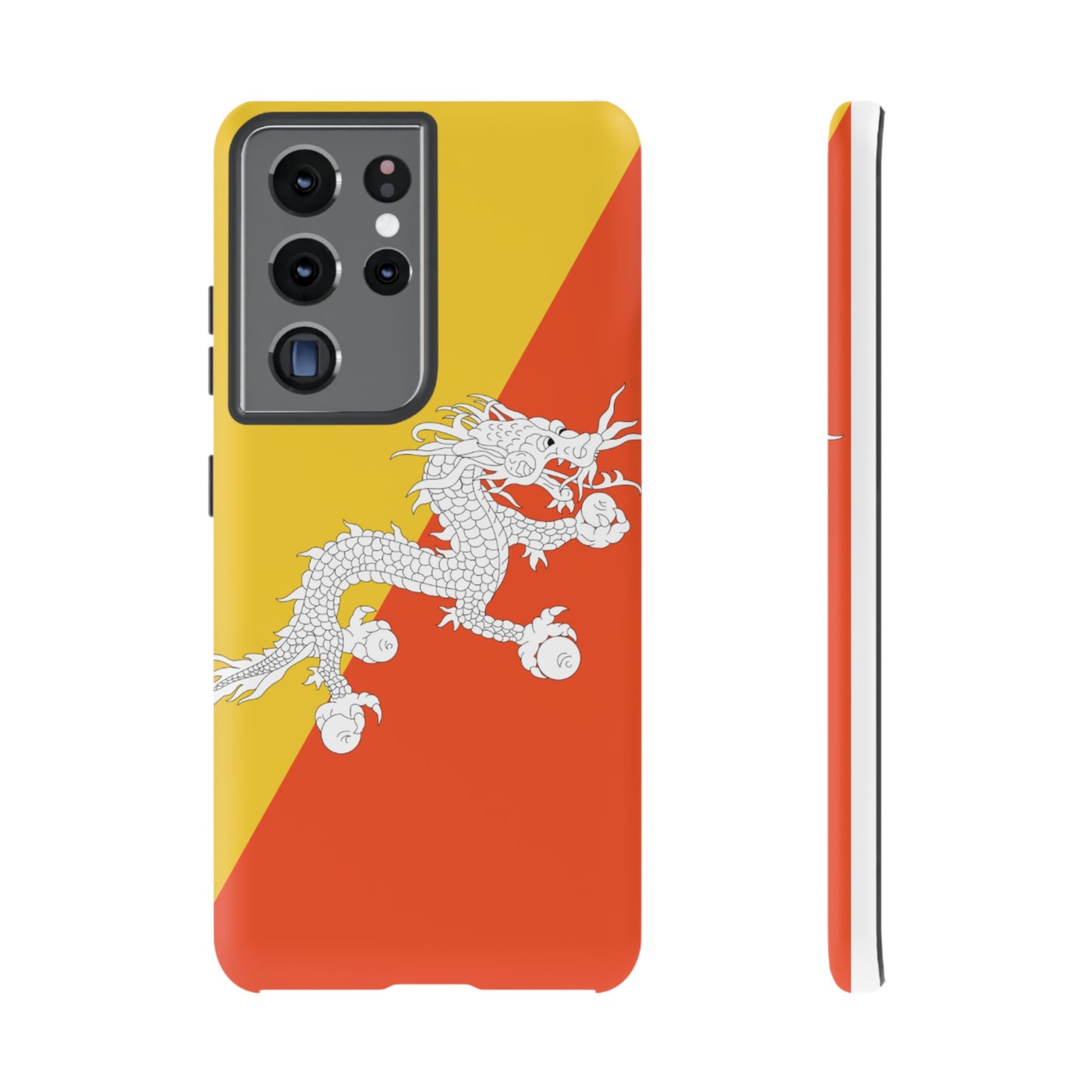 Bhutan Flag Phone Case | iPhone 15 Plus/ Pro, 14, 13, 12| Google Pixel 7, Pro, 5| Samsung Galaxy S23 All Major Phone Models