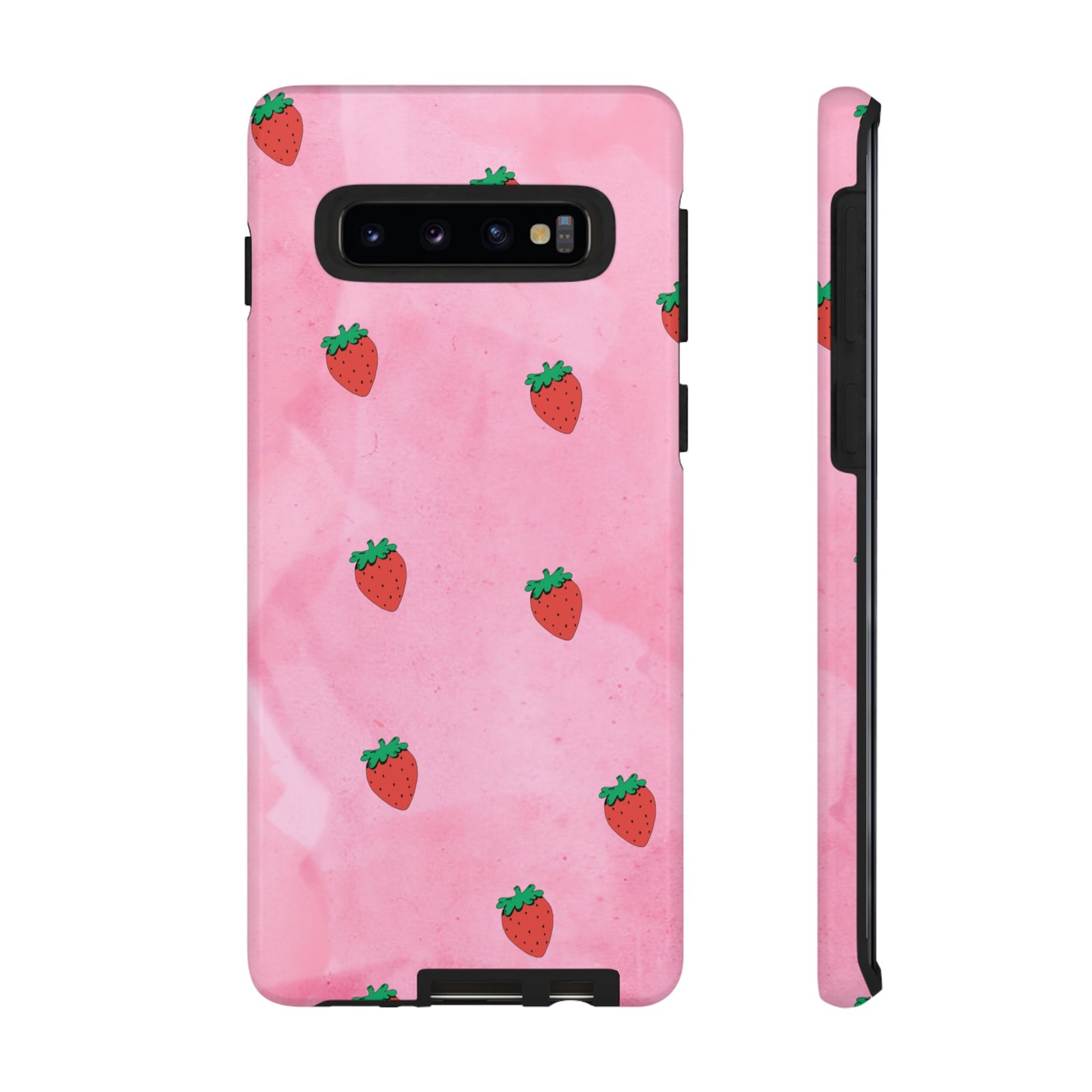 Strawberry Wallpaper Phone Case | iPhone 15 Plus/ Pro, 14, 13, 12| Google Pixel 7, Pro, 5| Samsung Galaxy S23 All Major Phone Models