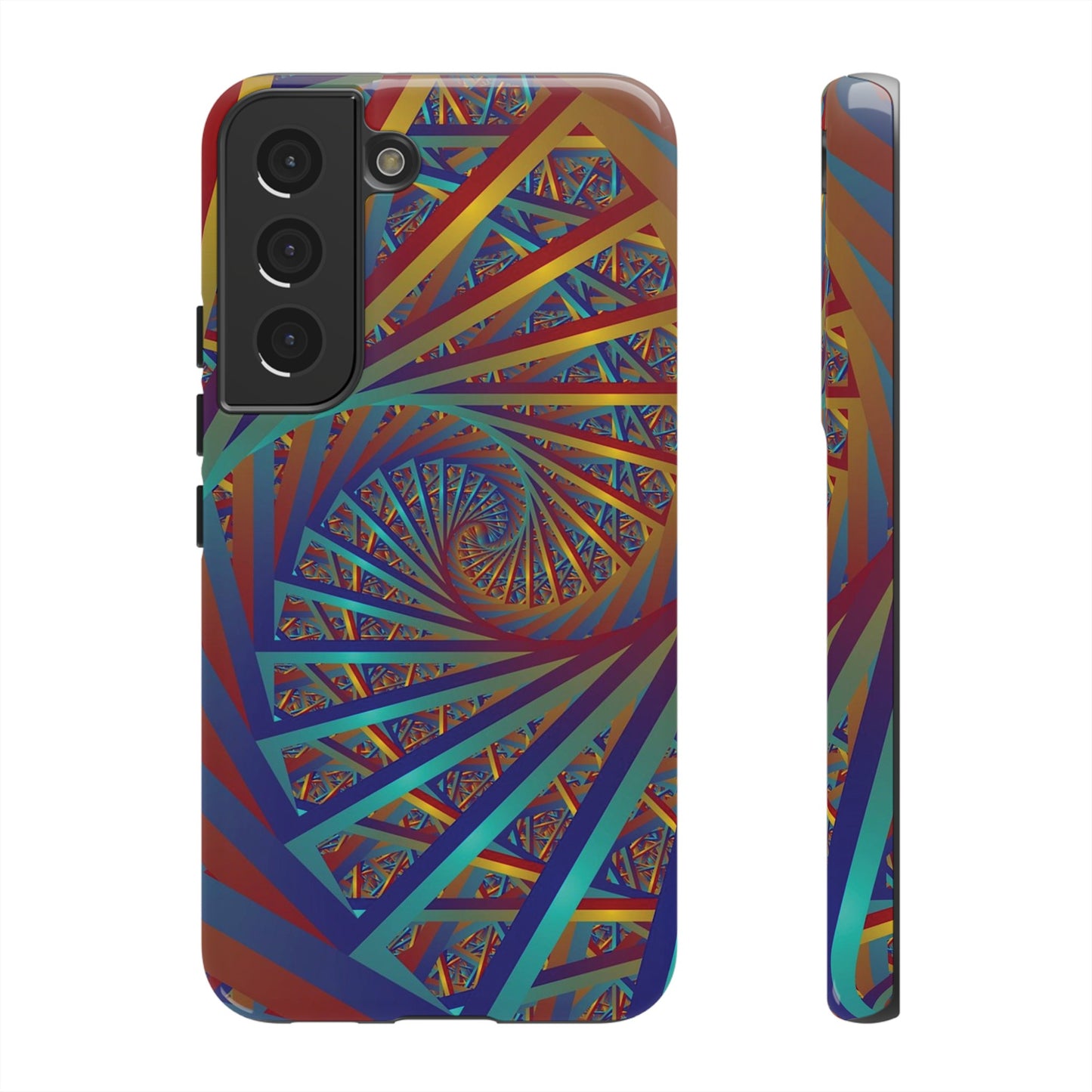 Colourful Spiral Wallpaper Phone Case | iPhone 15 Plus/ Pro, 14, 13, 12| Google Pixel 7, Pro, 5| Samsung Galaxy S23 All Major Phone Models