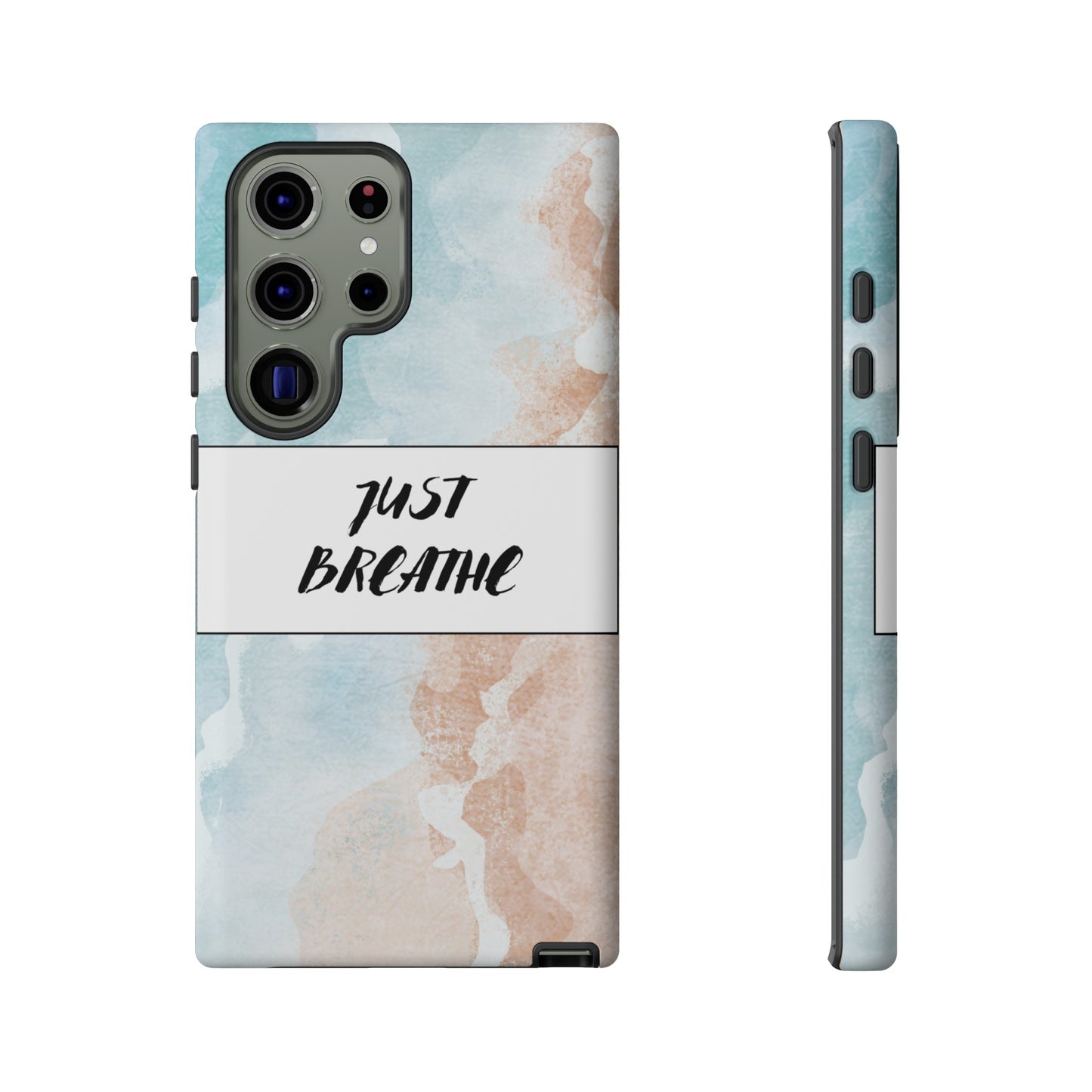 Just Breathe Phone Case | iPhone 15 Plus/ Pro, 14, 13, 12| Google Pixel 7, Pro, 5| Samsung Galaxy S23 All Major Phone Models