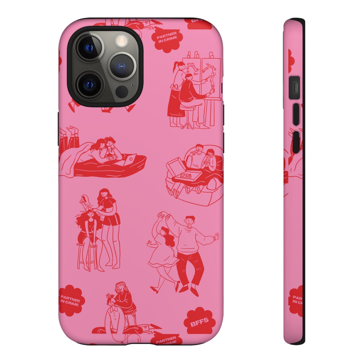 Pink Valentine's Day Wallpaper Phone Case | iPhone 15 Plus/ Pro, 14, 13, 12| Google Pixel 7, Pro, 5| Samsung Galaxy S23 All Major Phone Models