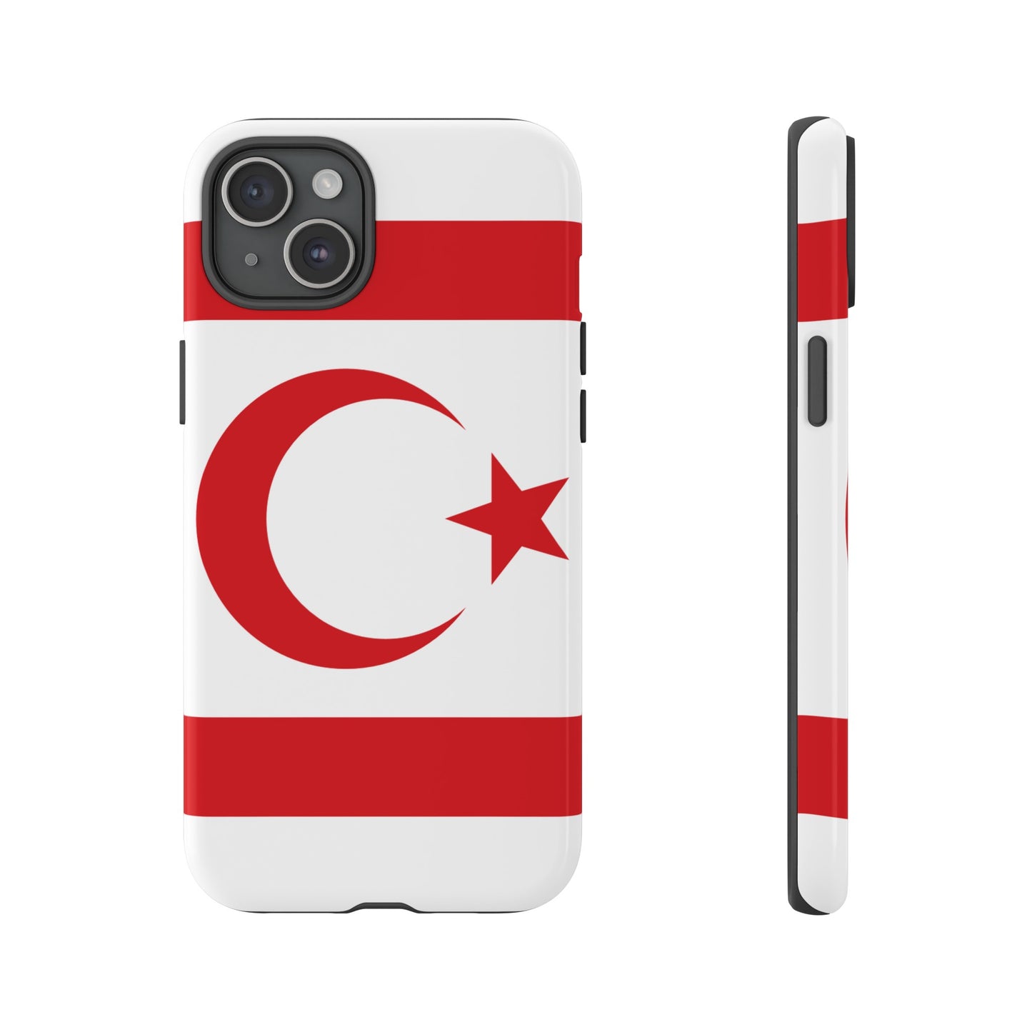 Northern Cyprus Flag Phone Case | iPhone 15 Plus/ Pro, 14, 13, 12| Google Pixel 7, Pro, 5| Samsung Galaxy S23 All Major Phone Models