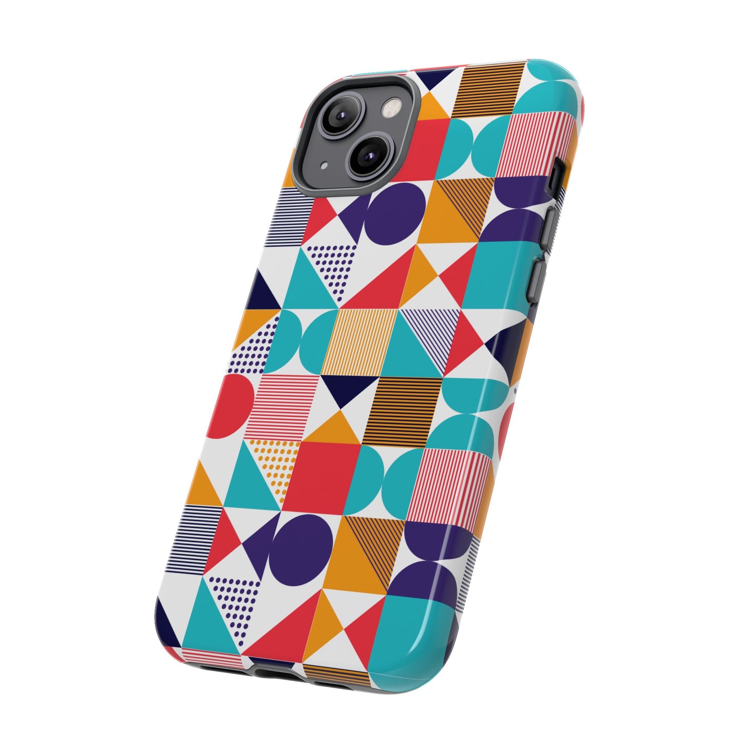 Geometric Patterned Wallpaper Phone Case | iPhone 15 Plus/ Pro, 14, 13, 12| Google Pixel 7, Pro, 5|Samsung Galaxy S23 All Major Phone Models