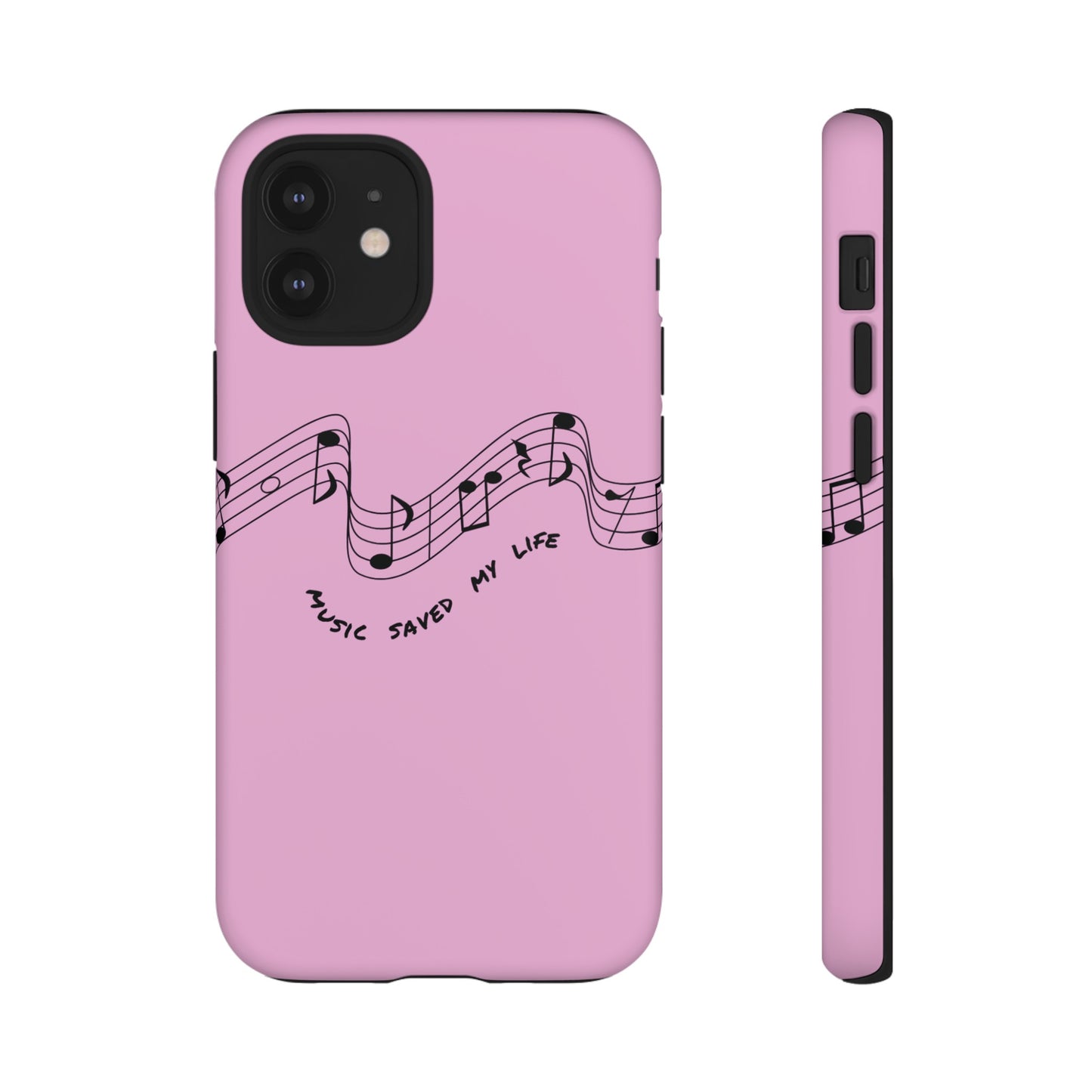 Music Saved My Life Wallpaper Phone Case | iPhone 15 Plus/ Pro, 14, 13, 12| Google Pixel 7, Pro, 5| Samsung Galaxy S23 All Major Phone Models