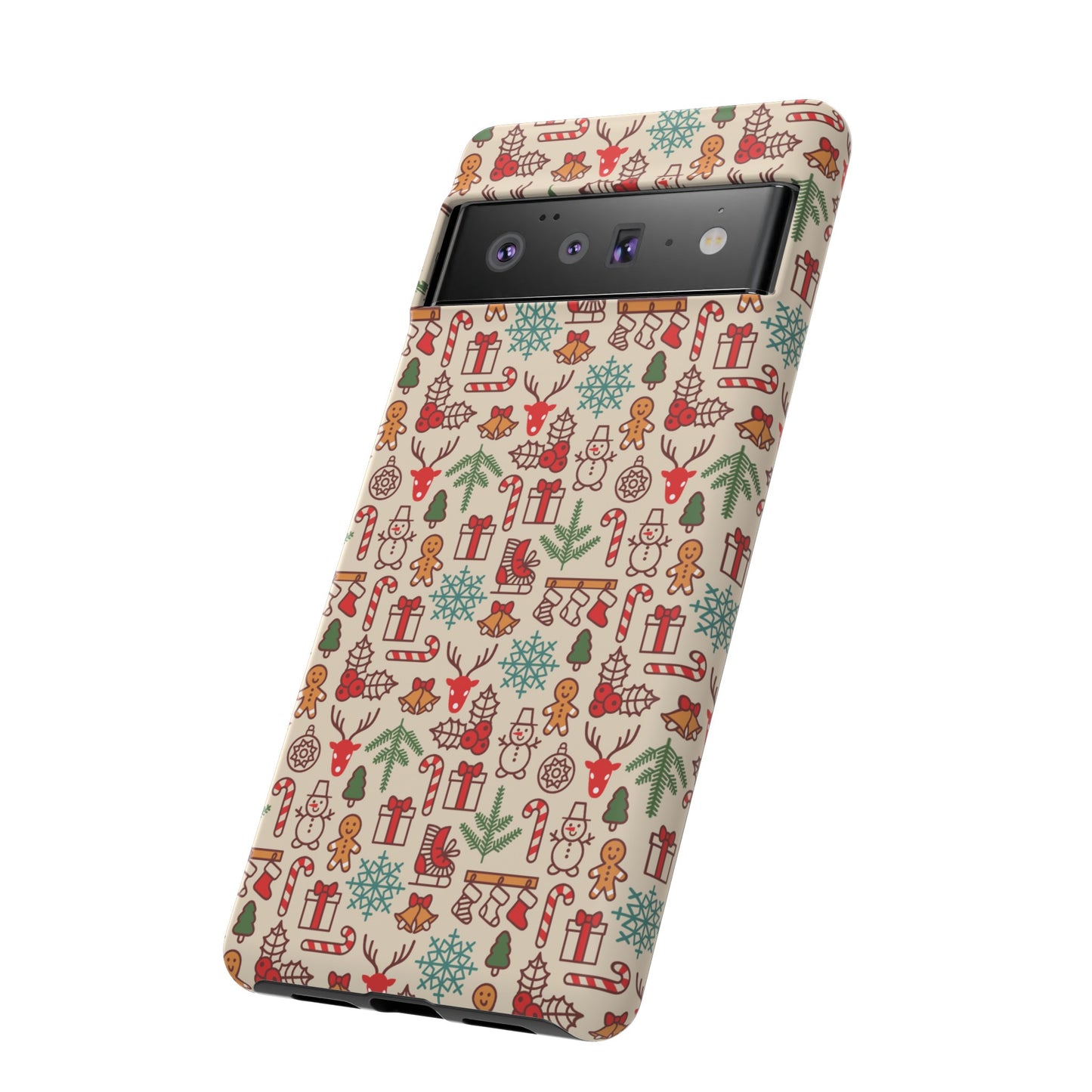 Collage Christmas Wallpaper Phone Case | iPhone 15 Plus/ Pro, 14, 13, 12| Google Pixel 7, Pro, 5| Samsung Galaxy S23 All Major Phone Models