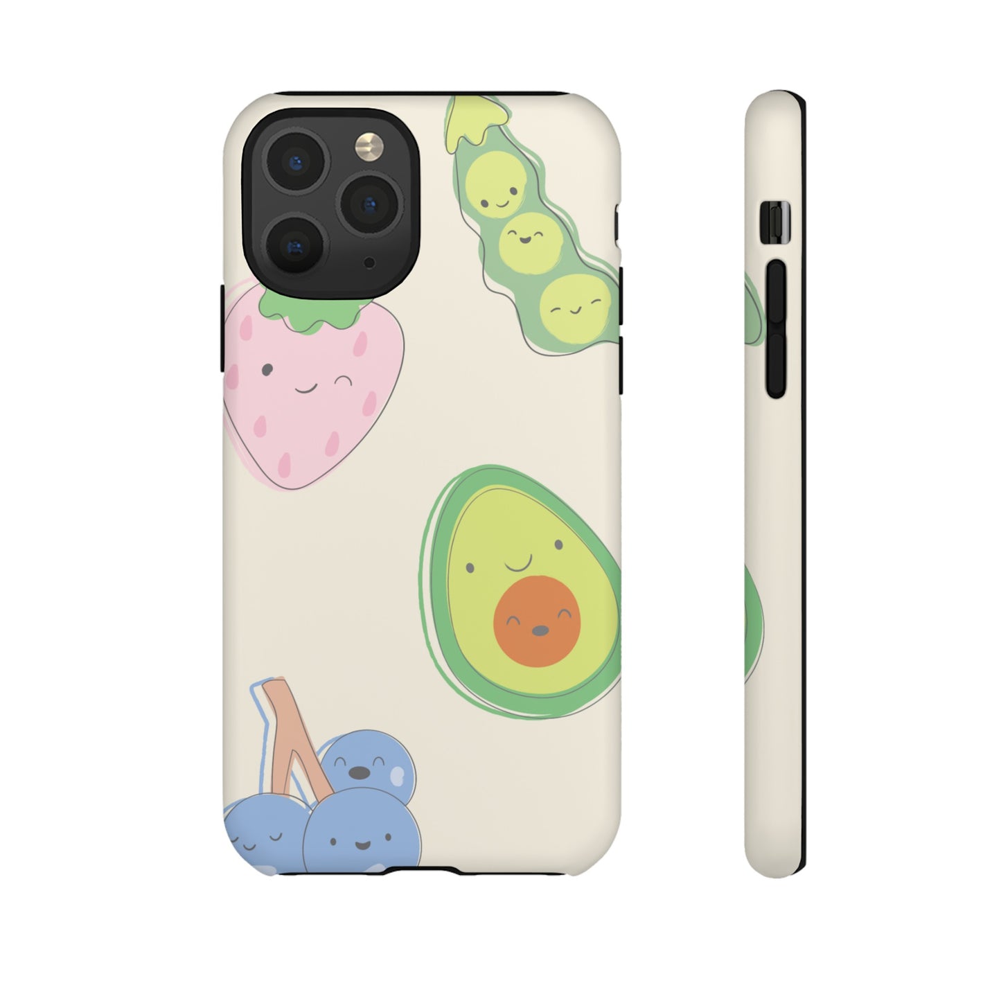 Happy Food Wallpaper Phone Case | iPhone 15 Plus/ Pro, 14, 13, 12| Google Pixel 7, Pro, 5| Samsung Galaxy S23 All Major Phone Models