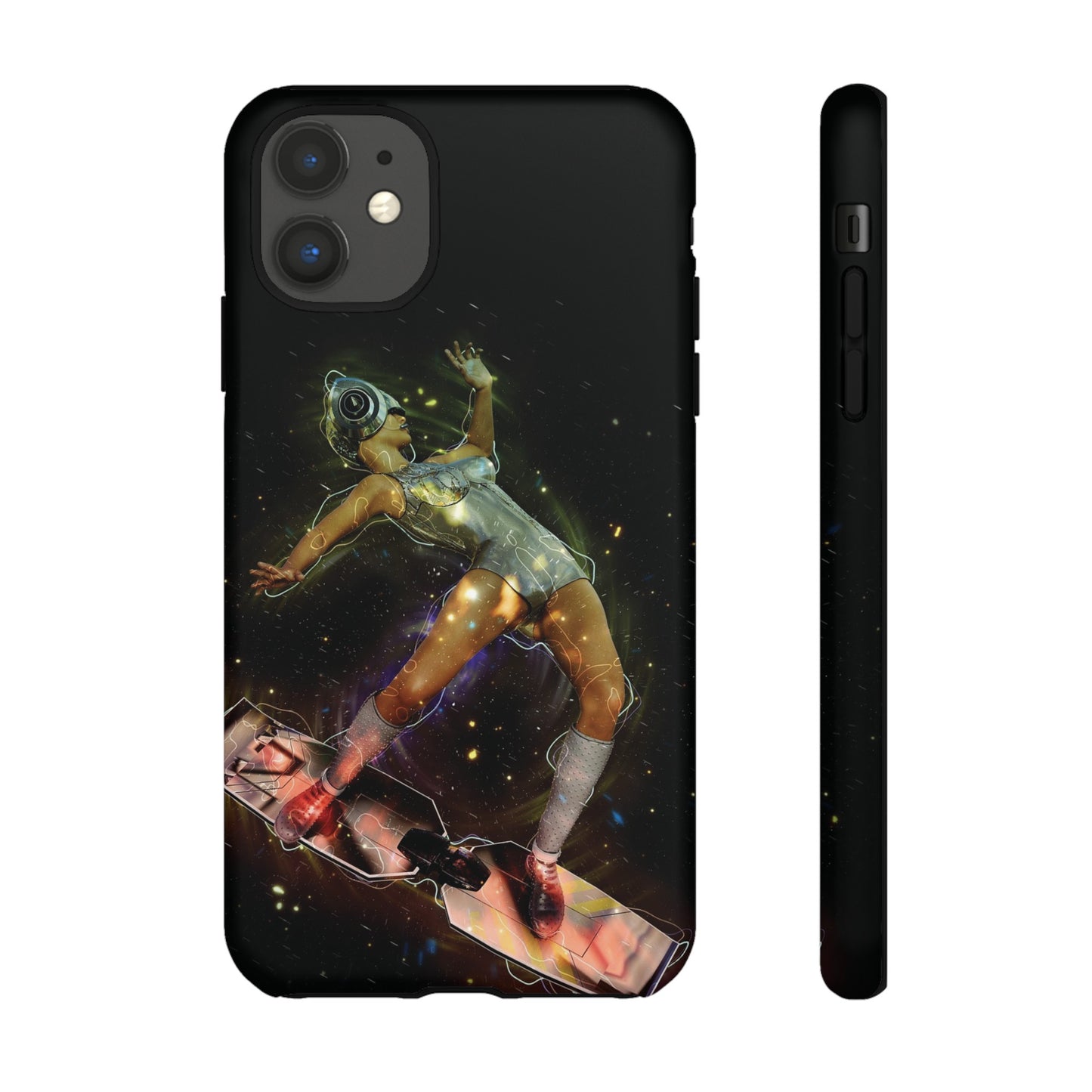 Sci-Fi Skateboard Wallpaper Phone Case | iPhone 15 Plus/ Pro, 14, 13, 12| Google Pixel 7, Pro, 5| Samsung Galaxy S23 All Major Phone Models