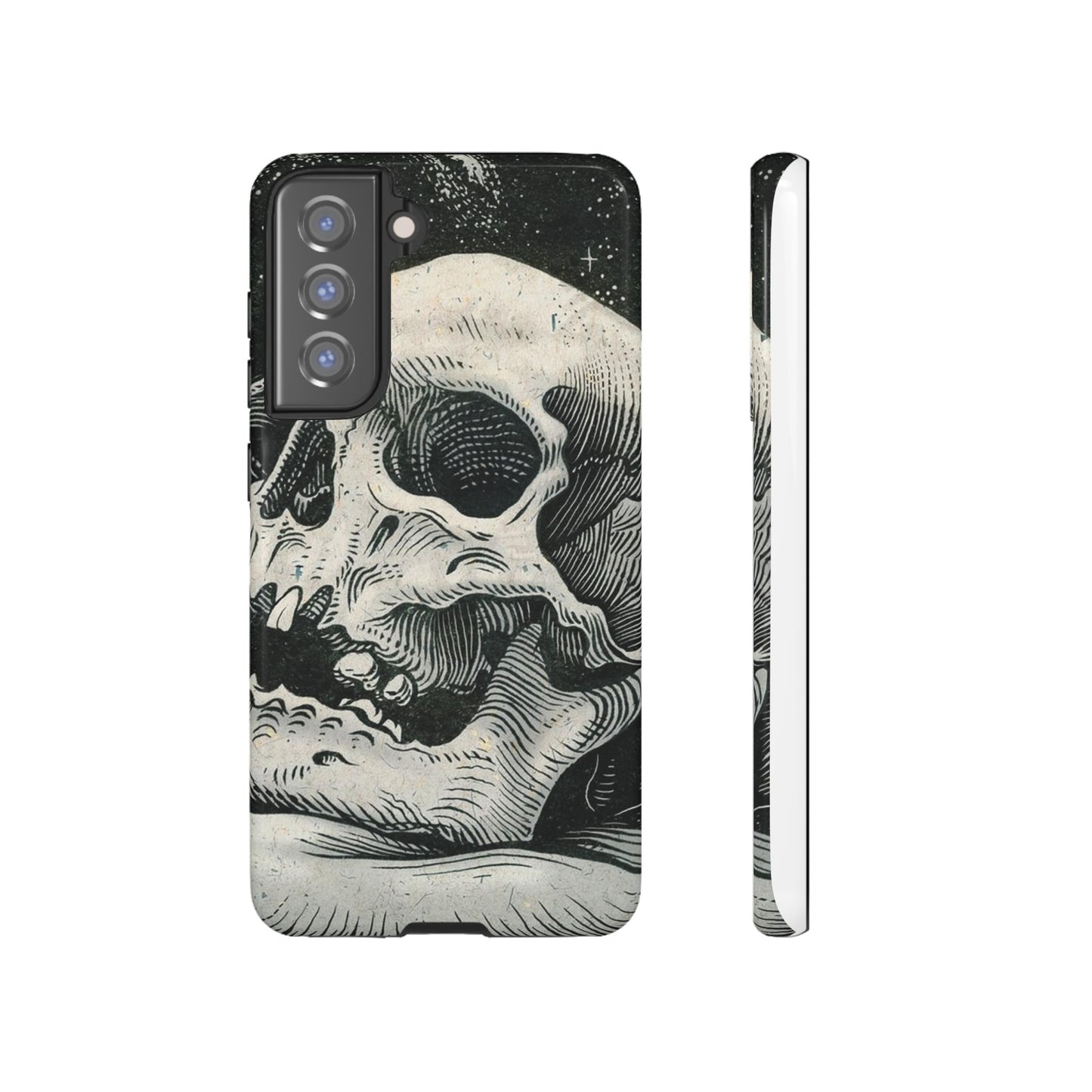 Skull Wallpaper Phone Case | iPhone 15 Plus/ Pro, 14, 13, 12| Google Pixel 7, Pro, 5| Samsung Galaxy S23 All Major Phone Models