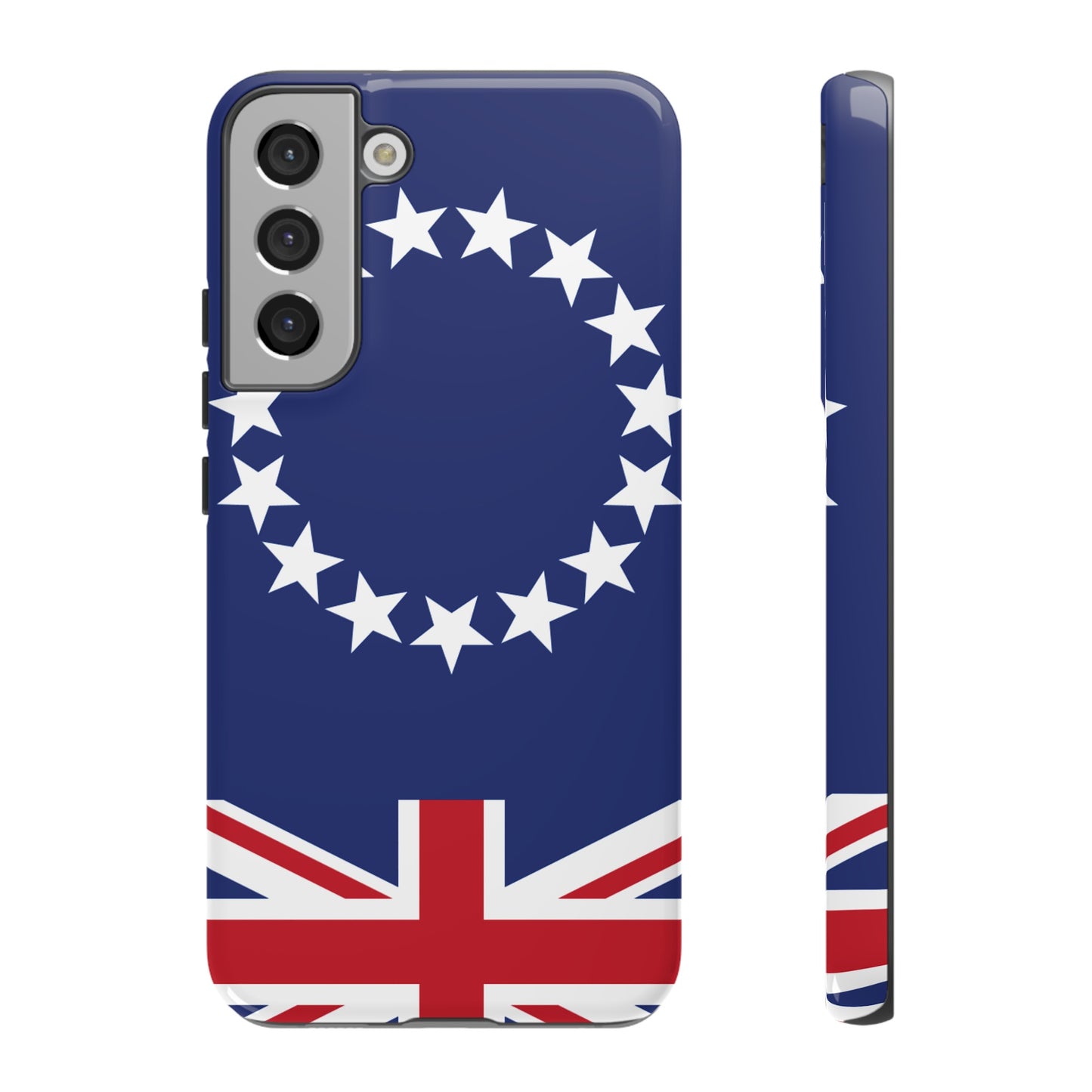 Cook Islands Flag Phone Case | iPhone 15 Plus/ Pro, 14, 13, 12| Google Pixel 7, Pro, 5| Samsung Galaxy S23 All Major Phone Models