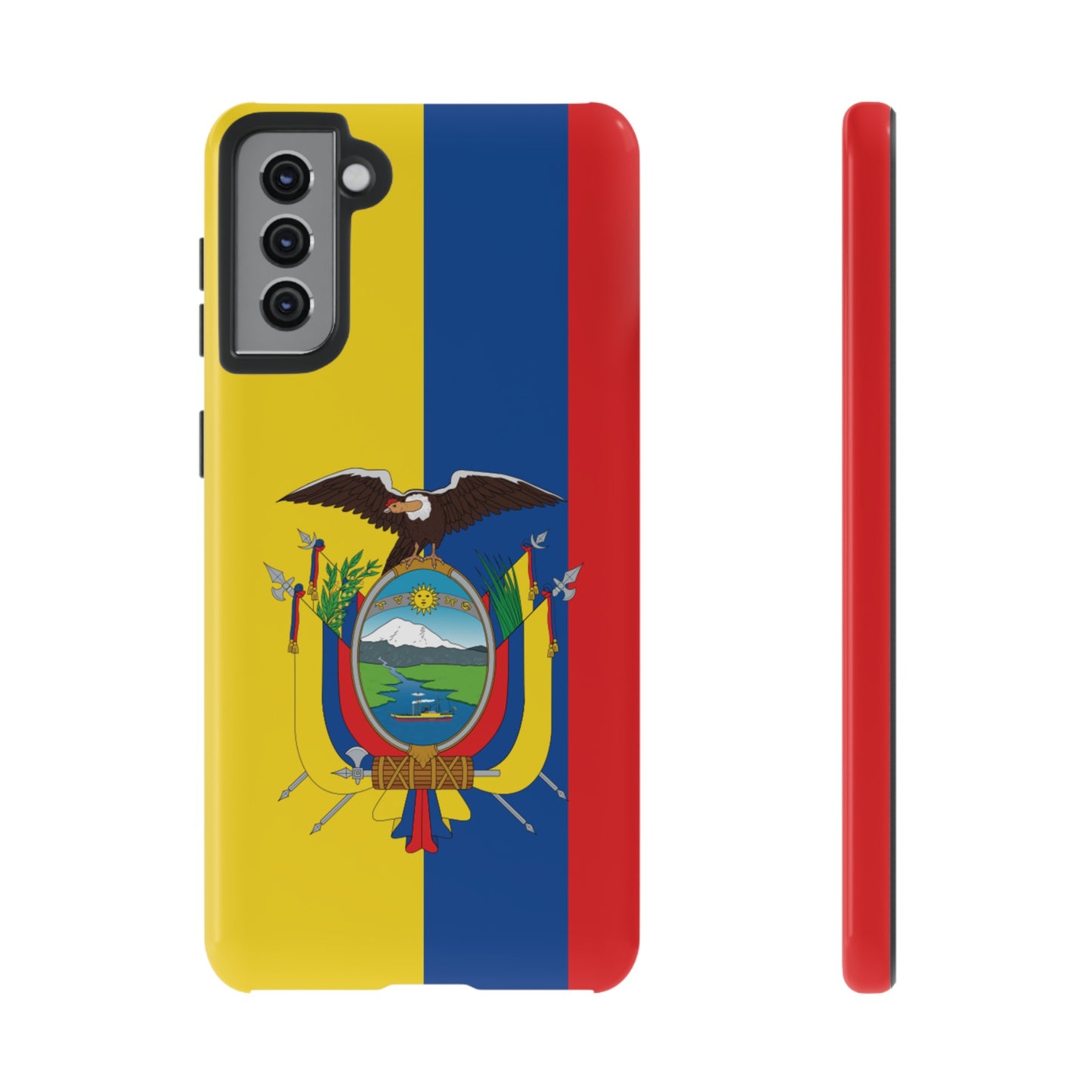 Ecuador Flag Phone Case | iPhone 15 Plus/ Pro, 14, 13, 12| Google Pixel 7, Pro, 5| Samsung Galaxy S23 All Major Phone Models