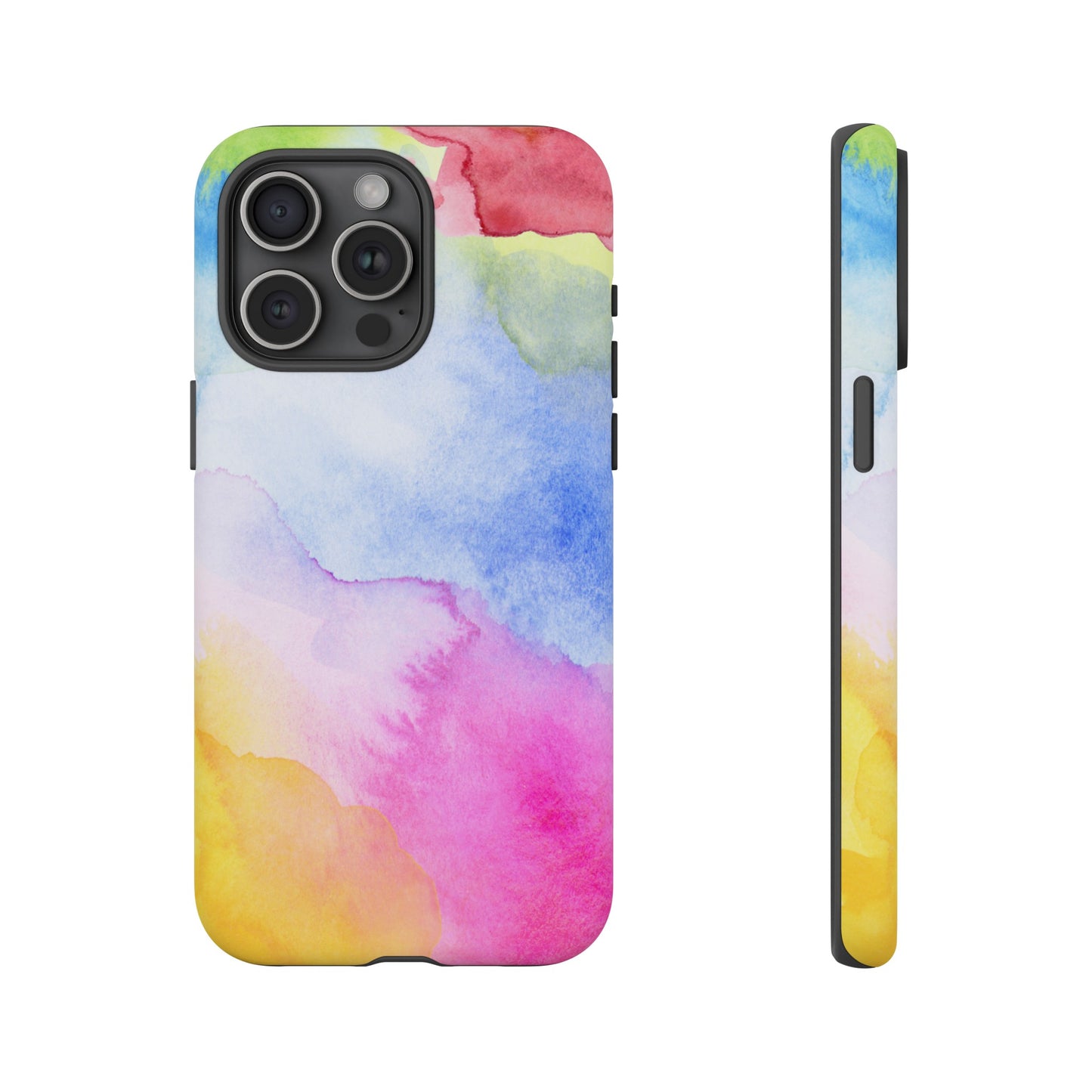 Watercolour Rainbow Phone Case | iPhone 15 Plus/ Pro, 14, 13, 12| Google Pixel 7, Pro, 5| Samsung Galaxy S23 All Major Phone Models