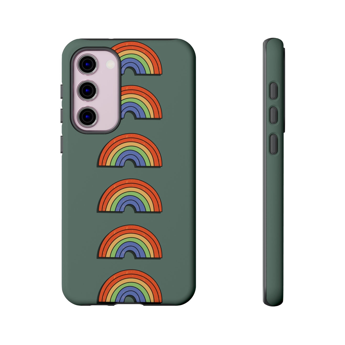 Rainbow Wallpaper Phone Case | iPhone 15 Plus/ Pro, 14, 13, 12| Google Pixel 7, Pro, 5| Samsung Galaxy S23 All Major Phone Models