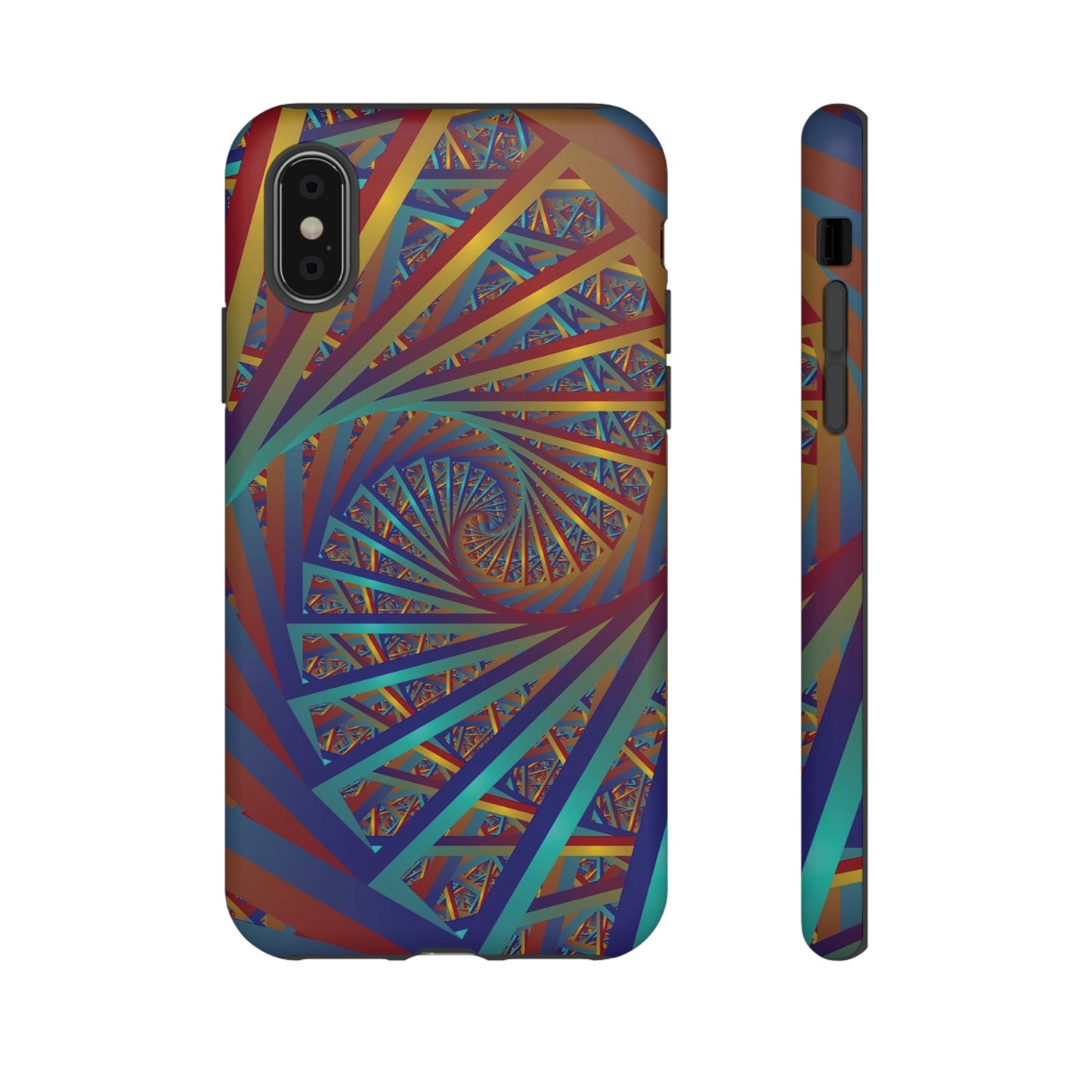 Colourful Spiral Wallpaper Phone Case | iPhone 15 Plus/ Pro, 14, 13, 12| Google Pixel 7, Pro, 5| Samsung Galaxy S23 All Major Phone Models