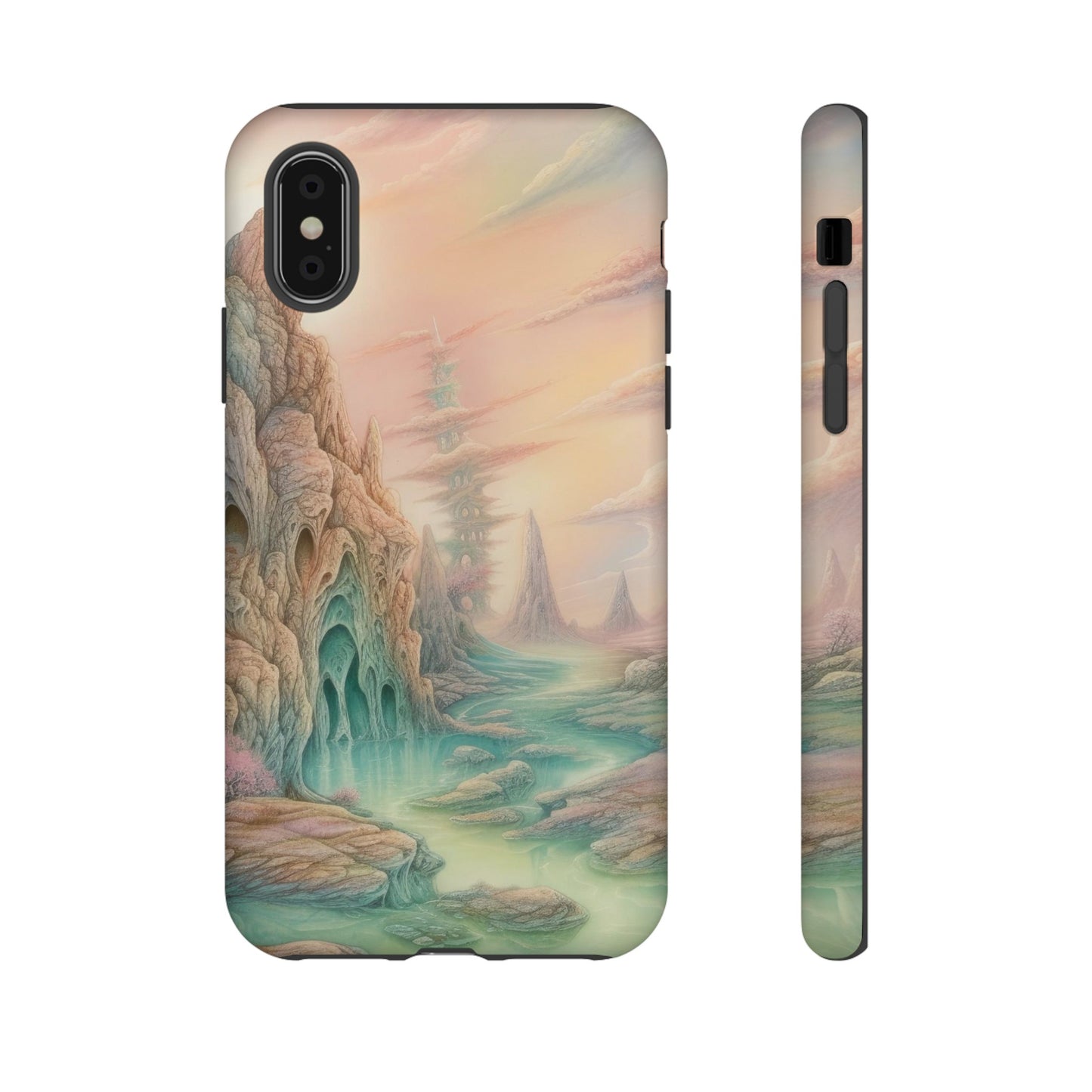 Caves Sci-Fi Wallpaper Phone Case | iPhone 15 Plus/ Pro, 14, 13, 12| Google Pixel 7, Pro, 5| Samsung Galaxy S23 All Major Phone Models