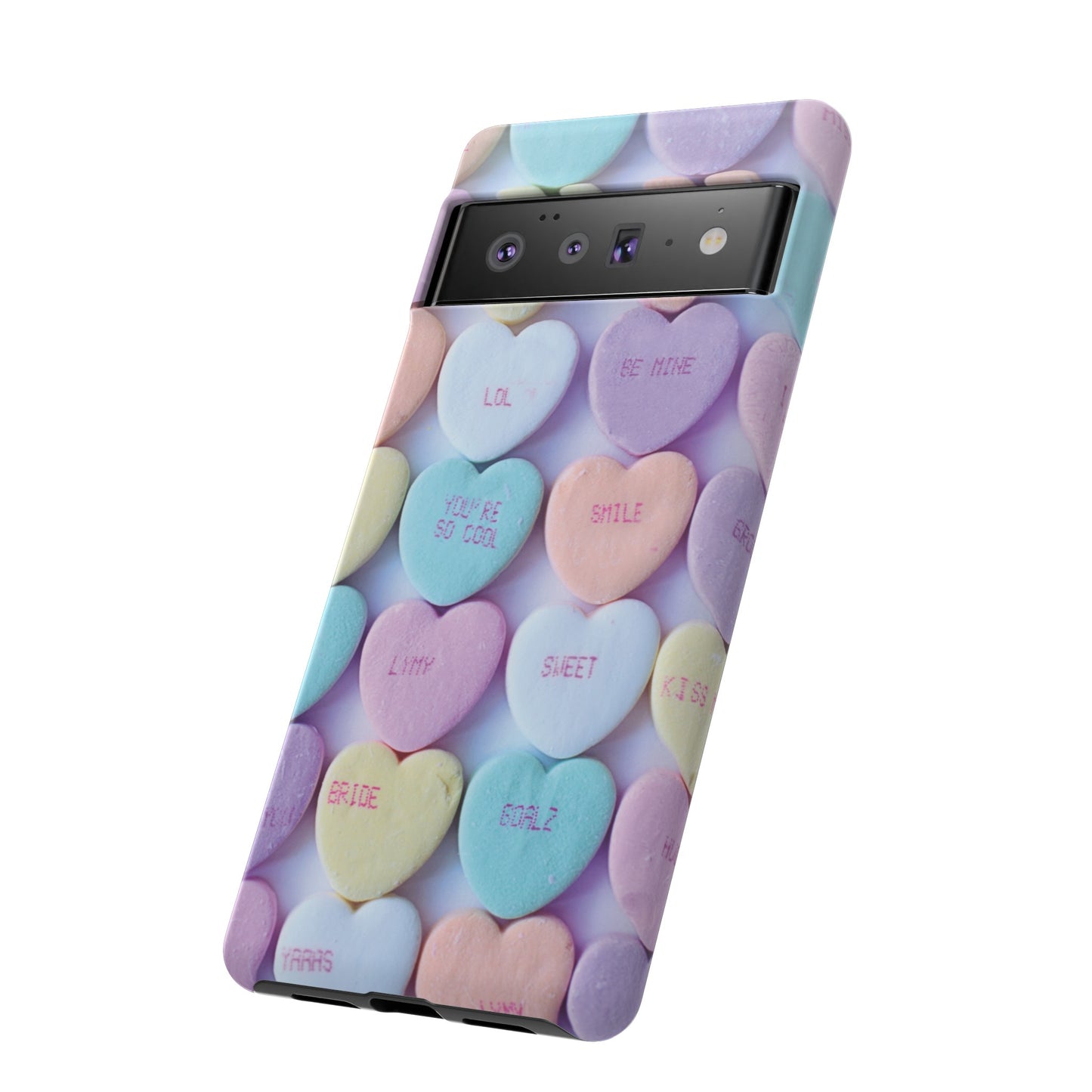 Hearts Valentine's Day Wallpaper Phone Case | iPhone 15 Plus/ Pro, 14, 13, 12| Google Pixel 7, Pro, 5| Samsung Galaxy S23 All Major Phone Models