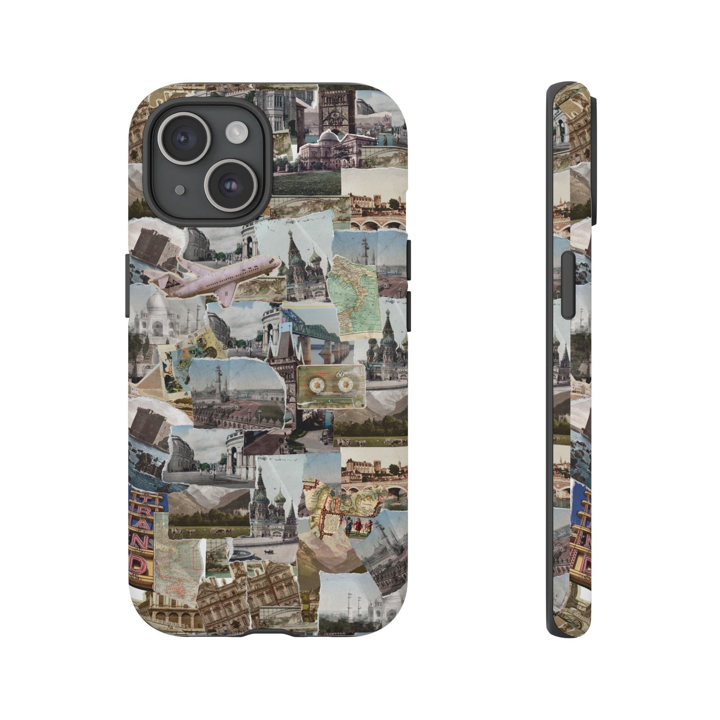 Travel Collage Wallpaper Phone Case | iPhone 15 Plus/ Pro, 14, 13, 12| Google Pixel 7, Pro, 5| Samsung Galaxy S23 All Major Phone Models