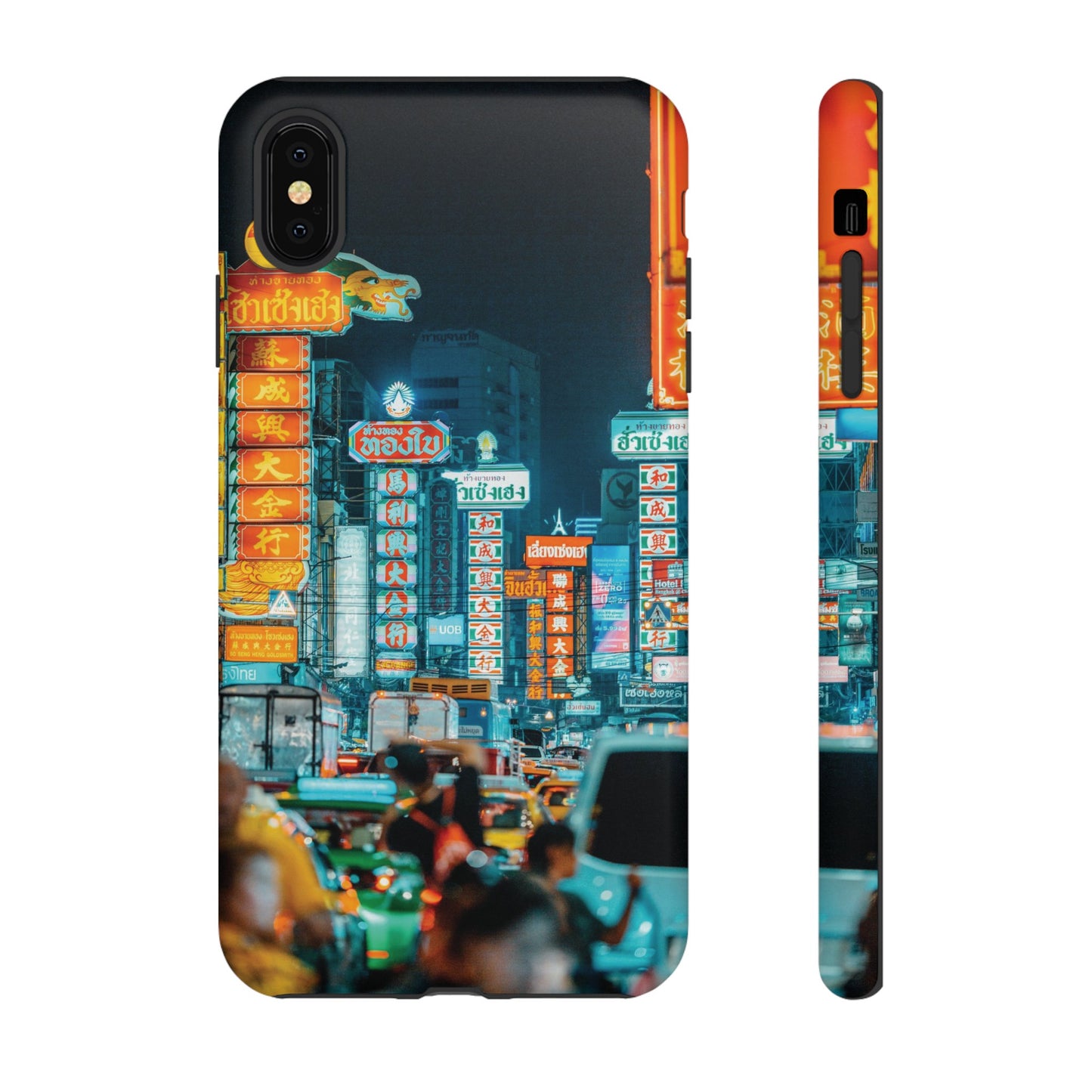 Neon Nightlife Wallpaper Phone Case | iPhone 15 Plus/ Pro, 14, 13, 12| Google Pixel 7, Pro, 5| Samsung Galaxy S23 All Major Phone Models