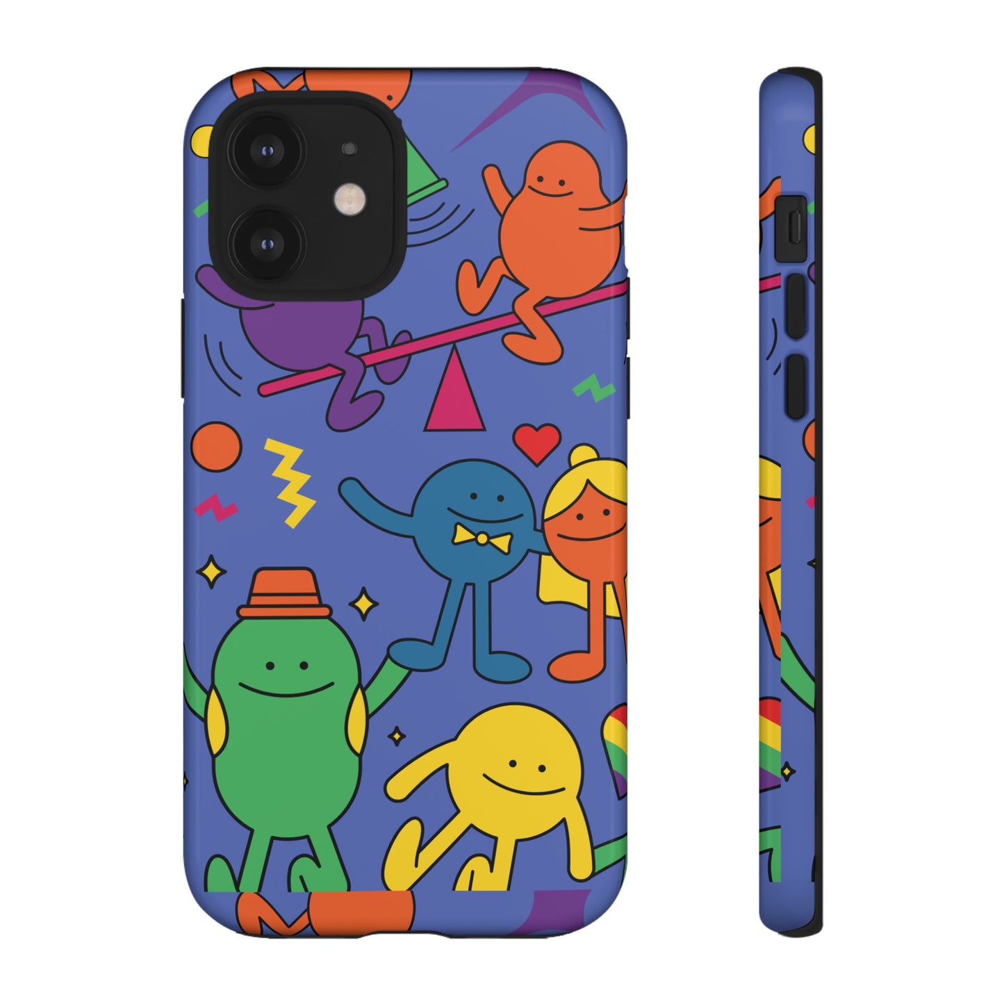 Colourful Cartoon Wallpaper Phone Case | iPhone 15 Plus/ Pro, 14, 13, 12| Google Pixel 7, Pro, 5| Samsung Galaxy S23 All Major Phone Models