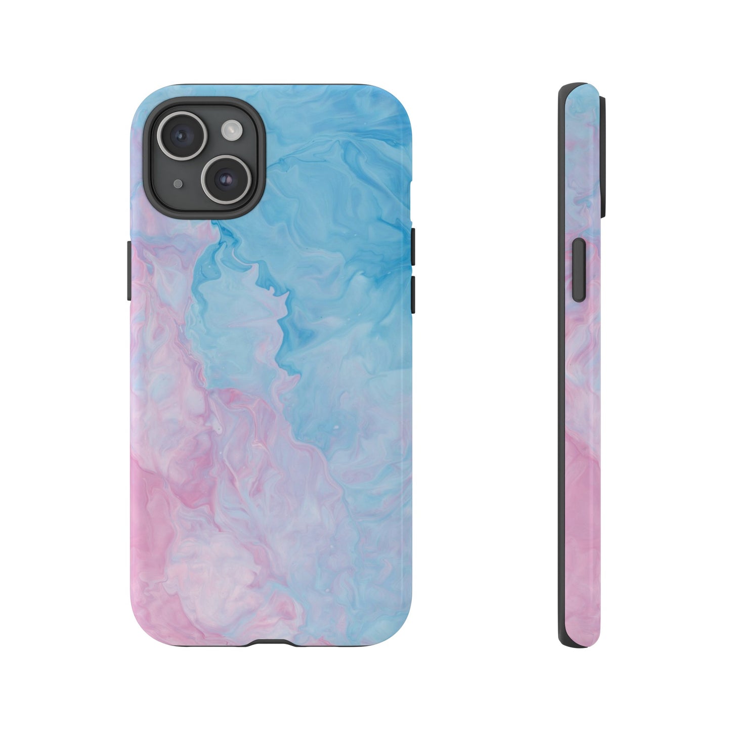 Splash of Blue & Pink Wallpaper Phone Case |iPhone 15 Plus/ Pro, 14, 13, 12|Google Pixel 7, Pro, 5|Samsung Galaxy S23 All Major Phone Models