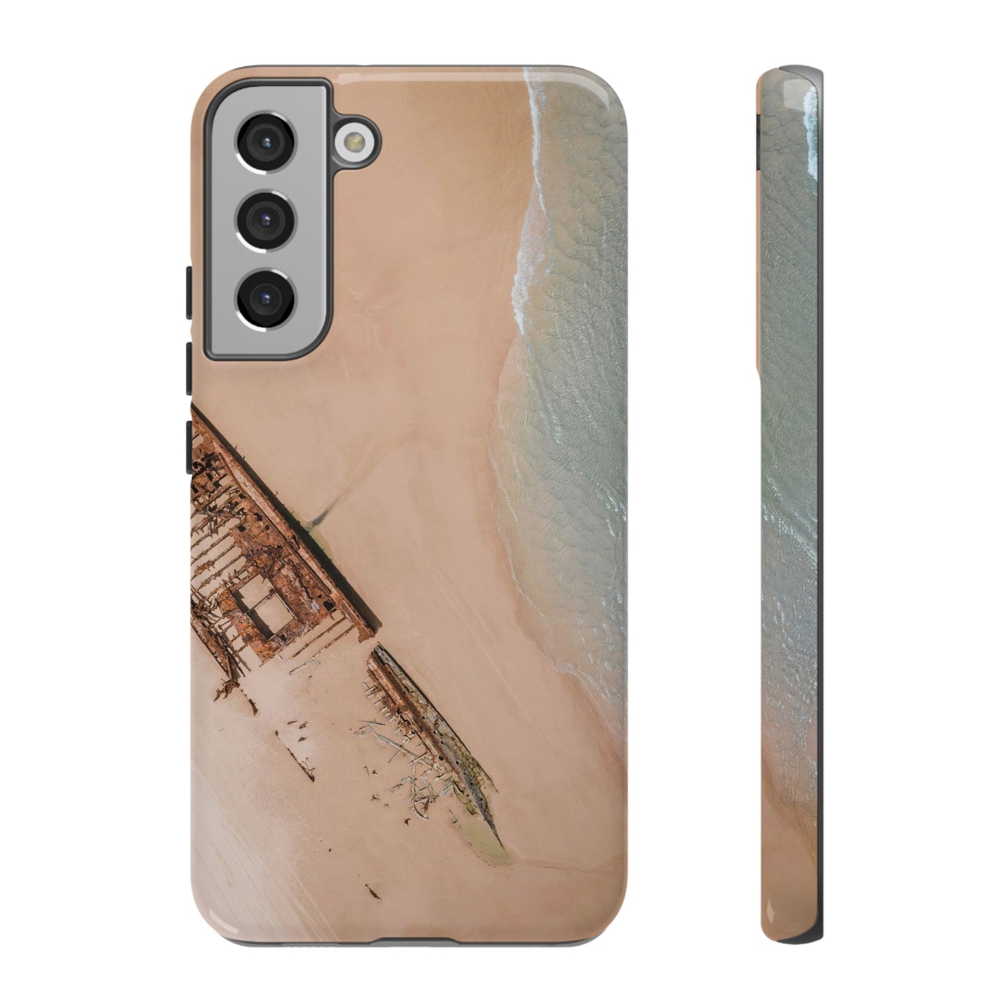 Fraser Island Shipwreck Wallpaper Phone Case | iPhone 15 Plus/ Pro, 14, 13, 12| Google Pixel 7, Pro, 5| Samsung Galaxy S23 All Major Phone Models