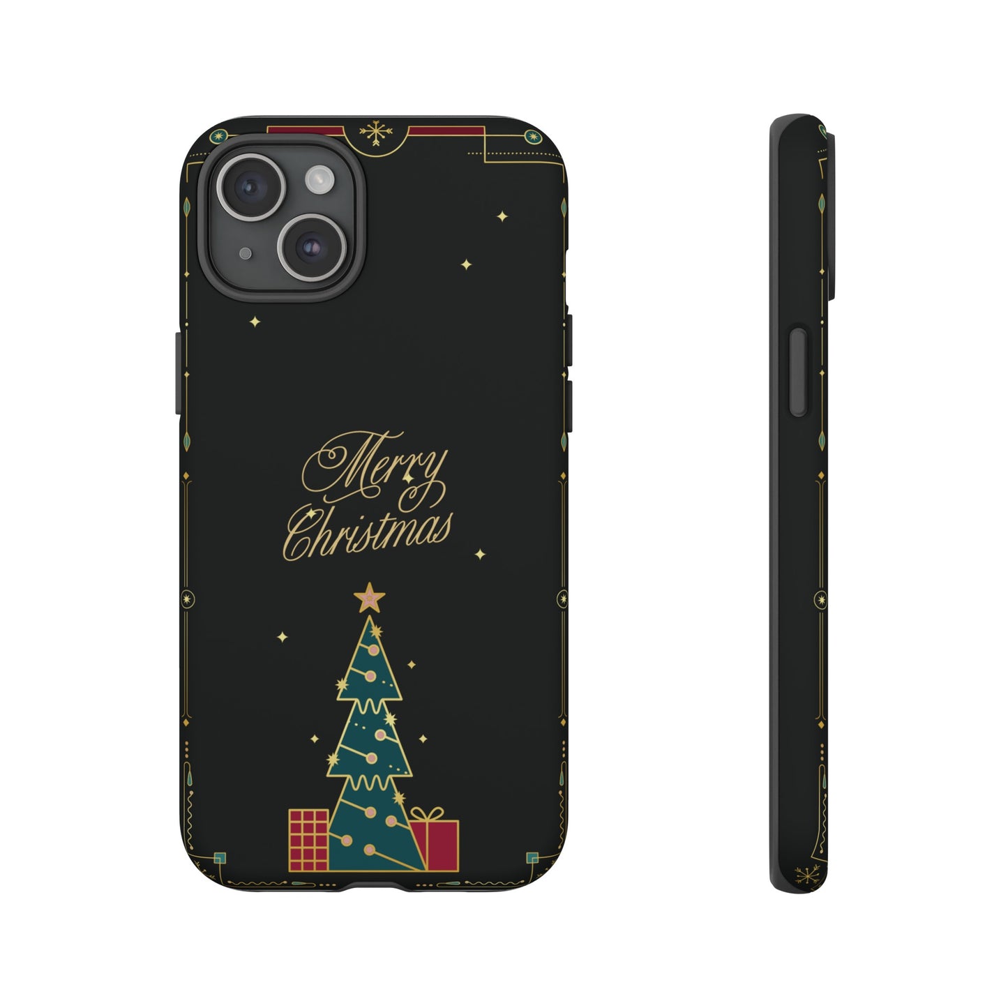 Christmas Tree Wallpaper Phone Case | iPhone 15 Plus/ Pro, 14, 13, 12| Google Pixel 7, Pro, 5| Samsung Galaxy S23 All Major Phone Models