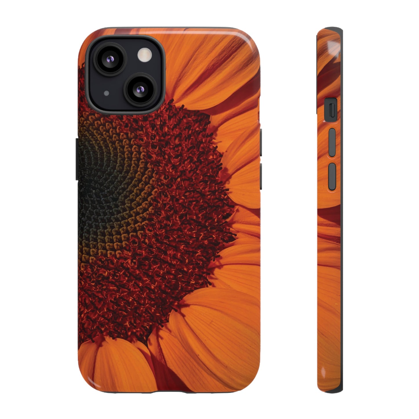 Orange Sunflower Wallpaper Phone Case | iPhone 15 Plus/ Pro, 14, 13, 12| Google Pixel 7, Pro, 5| Samsung Galaxy S23 All Major Phone Models