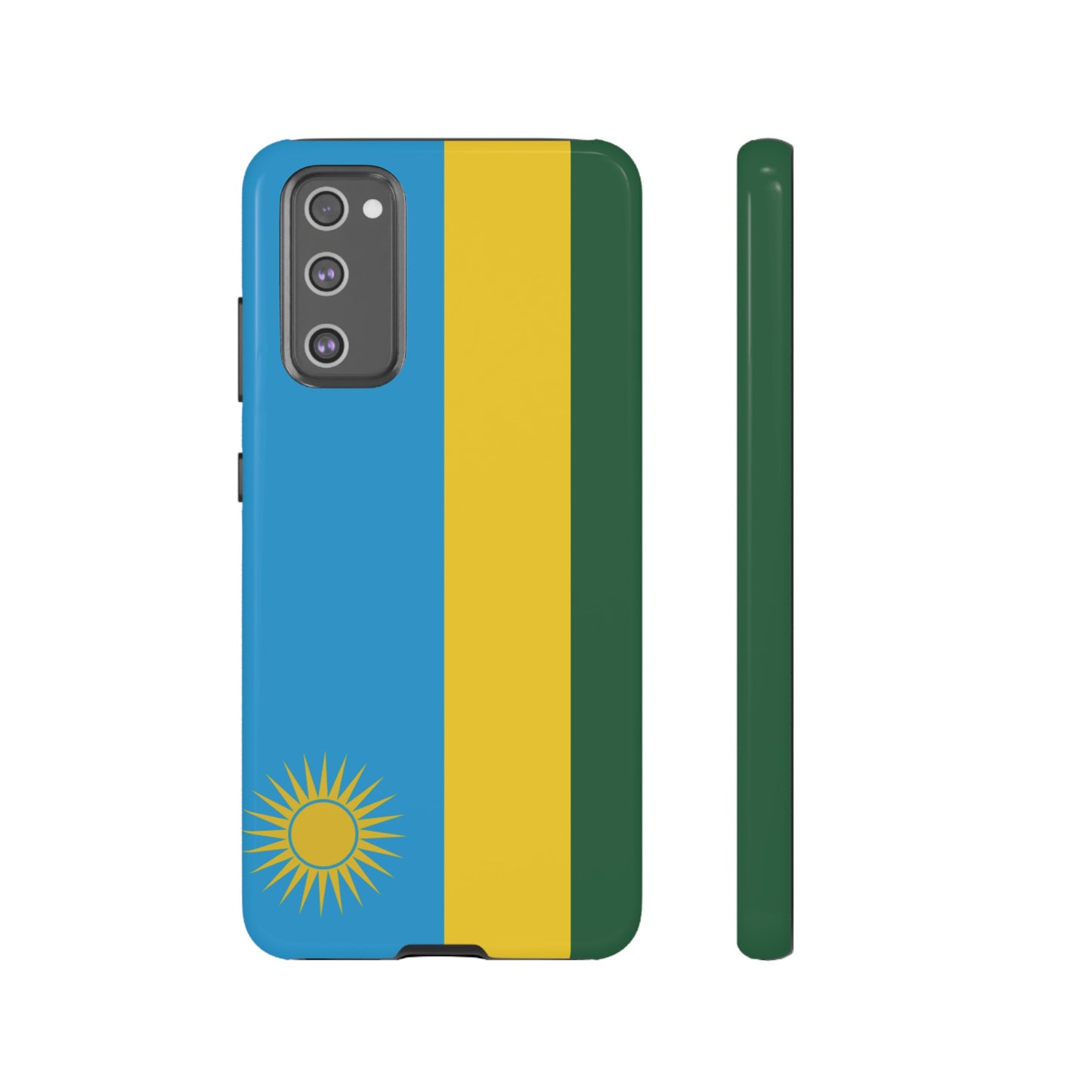 Rwanda Flag Phone Case | iPhone 15 Plus/ Pro, 14, 13, 12| Google Pixel 7, Pro, 5| Samsung Galaxy S23 All Major Phone Models