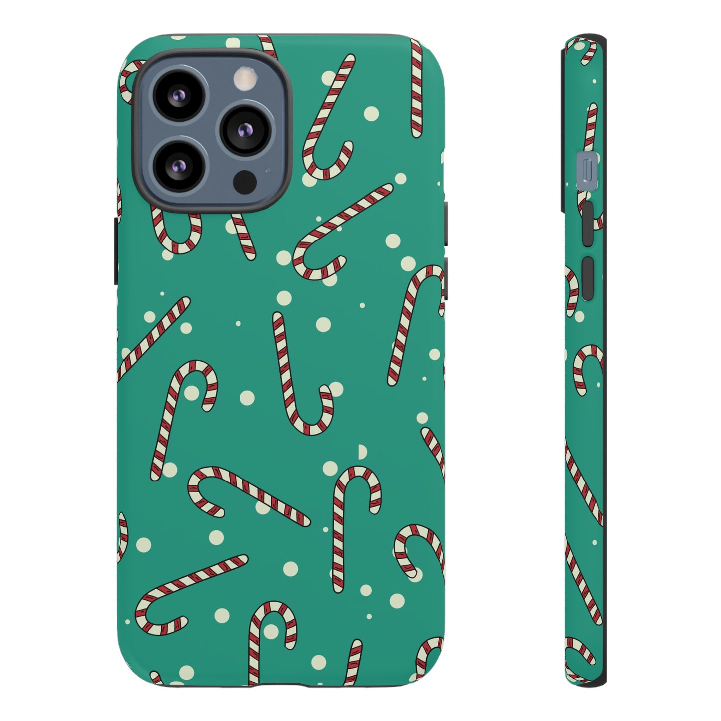 Candycane Wallpaper Phone Case | iPhone 15 Plus/ Pro, 14, 13, 12| Google Pixel 7, Pro, 5| Samsung Galaxy S23 All Major Phone Models