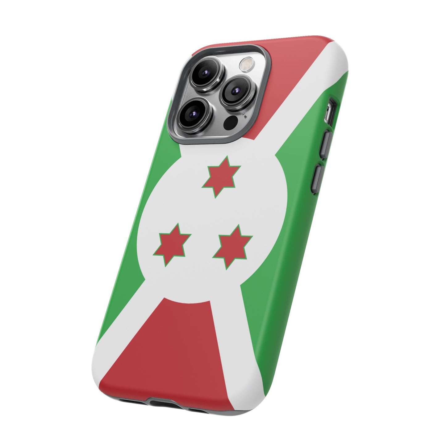 Burundi Flag Phone Case | iPhone 15 Plus/ Pro, 14, 13, 12| Google Pixel 7, Pro, 5| Samsung Galaxy S23 All Major Phone Models