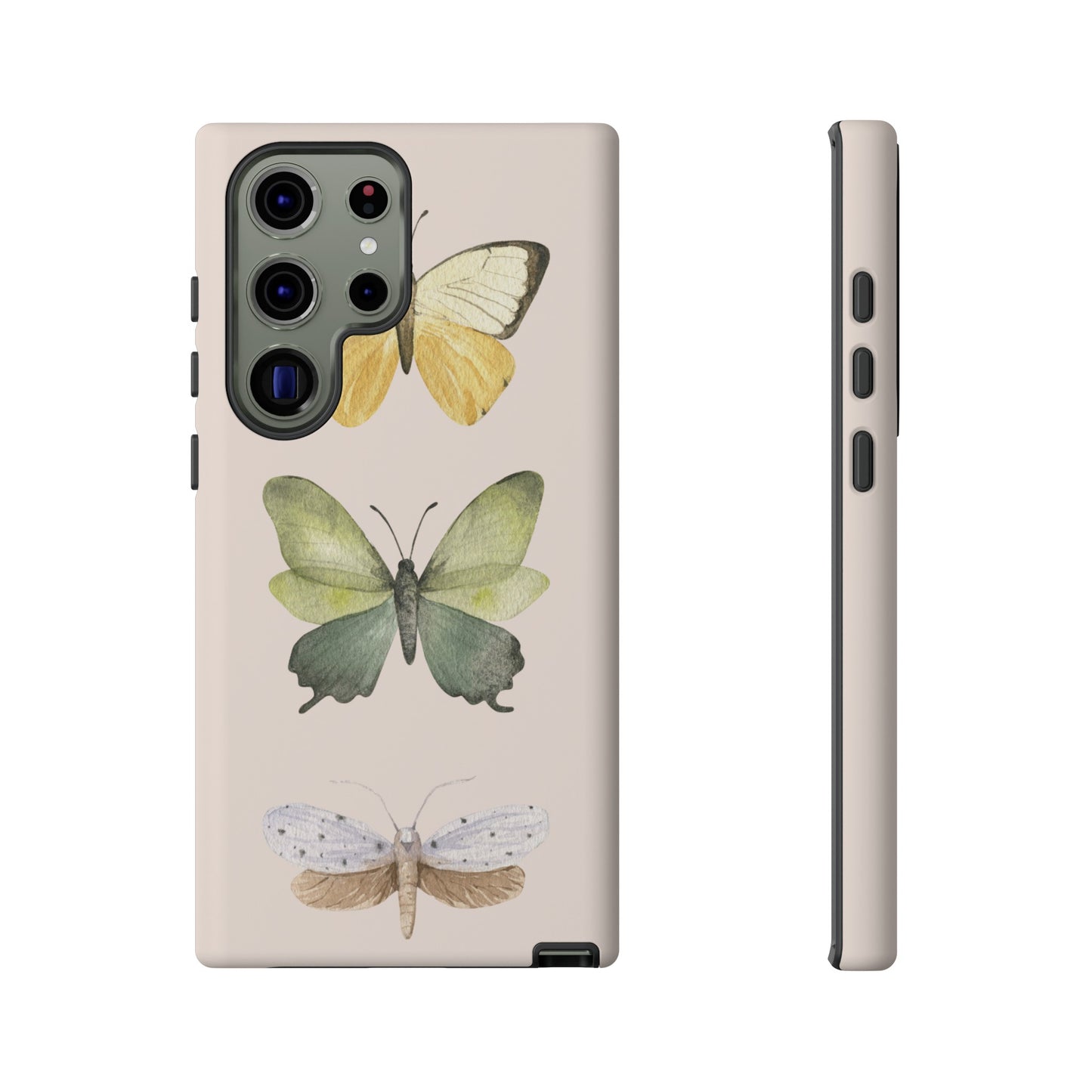 Three Butterflies Wallpaper Phone Case | iPhone 15 Plus/ Pro, 14, 13, 12| Google Pixel 7, Pro, 5| Samsung Galaxy S23 All Major Phone Models